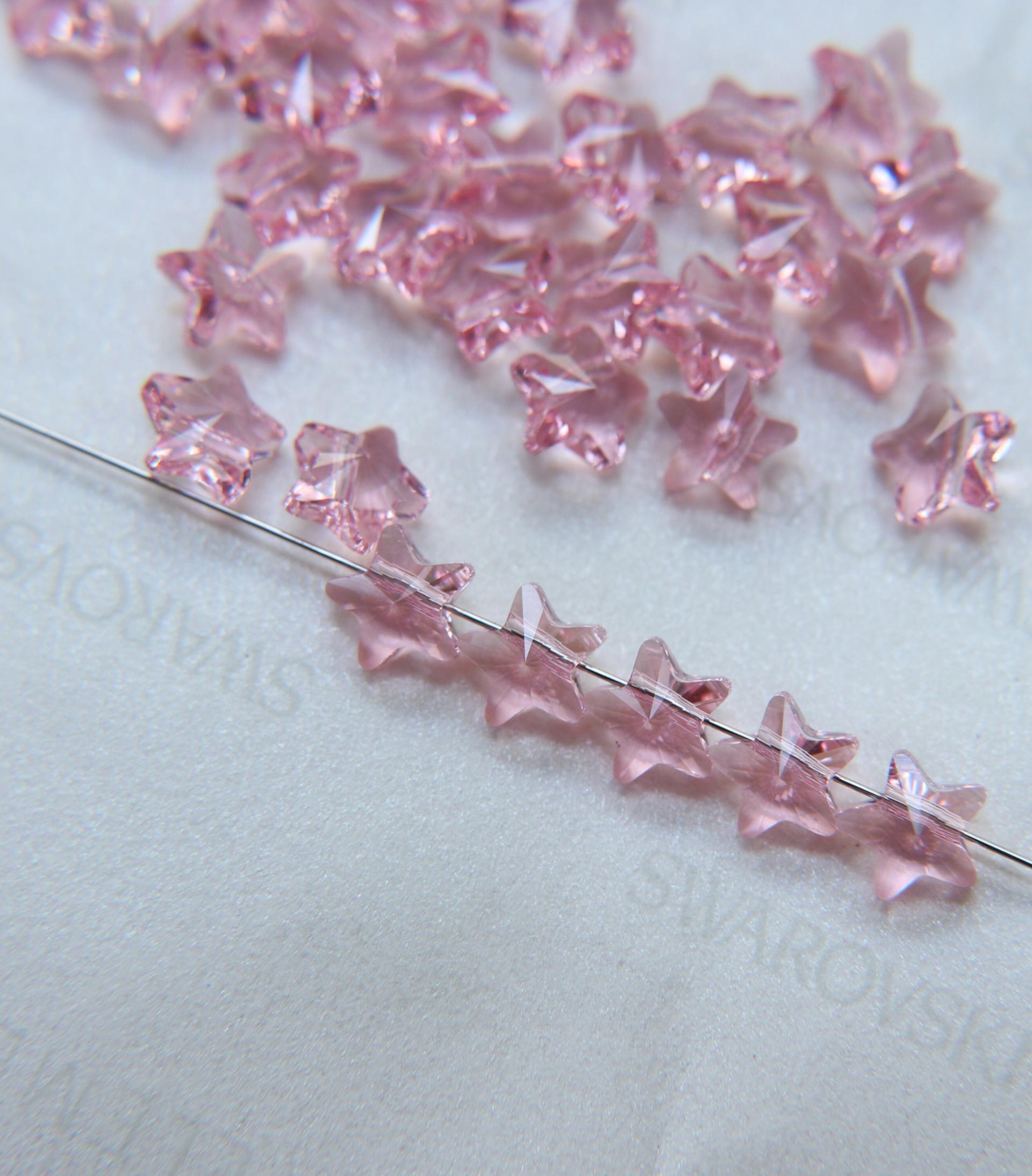 Swarovski Elements 8MM #5714 Star Beads in Crystal Golden Shadow 12/24/72/144 pieces wedding decorations, jewelry supplies, craft supply
