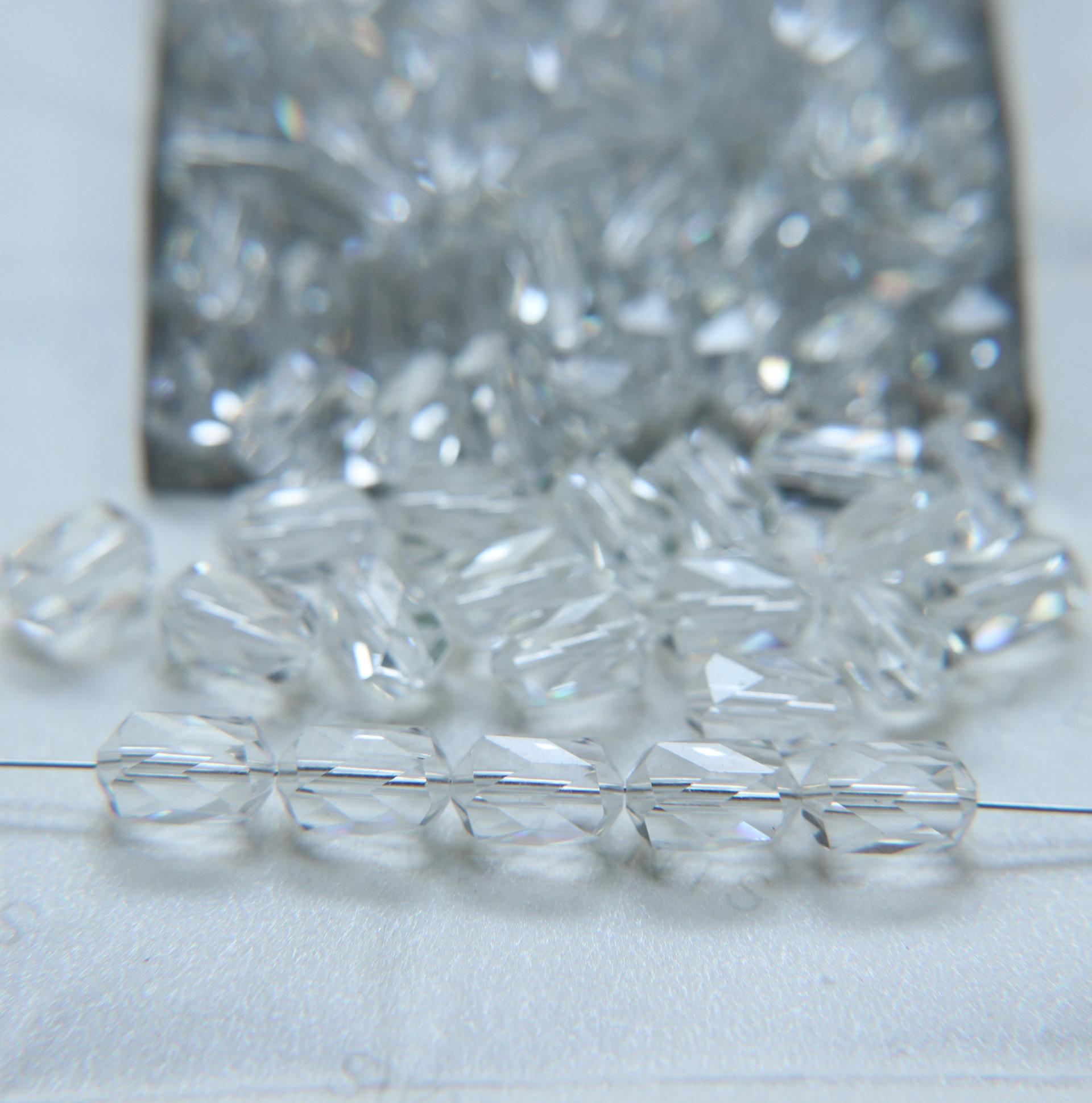 5204 Vintage 10.5x7 mm Swarovski crystal bead barrel shape 2/6/24/72 Pieces fancy beads, jewelry making beads