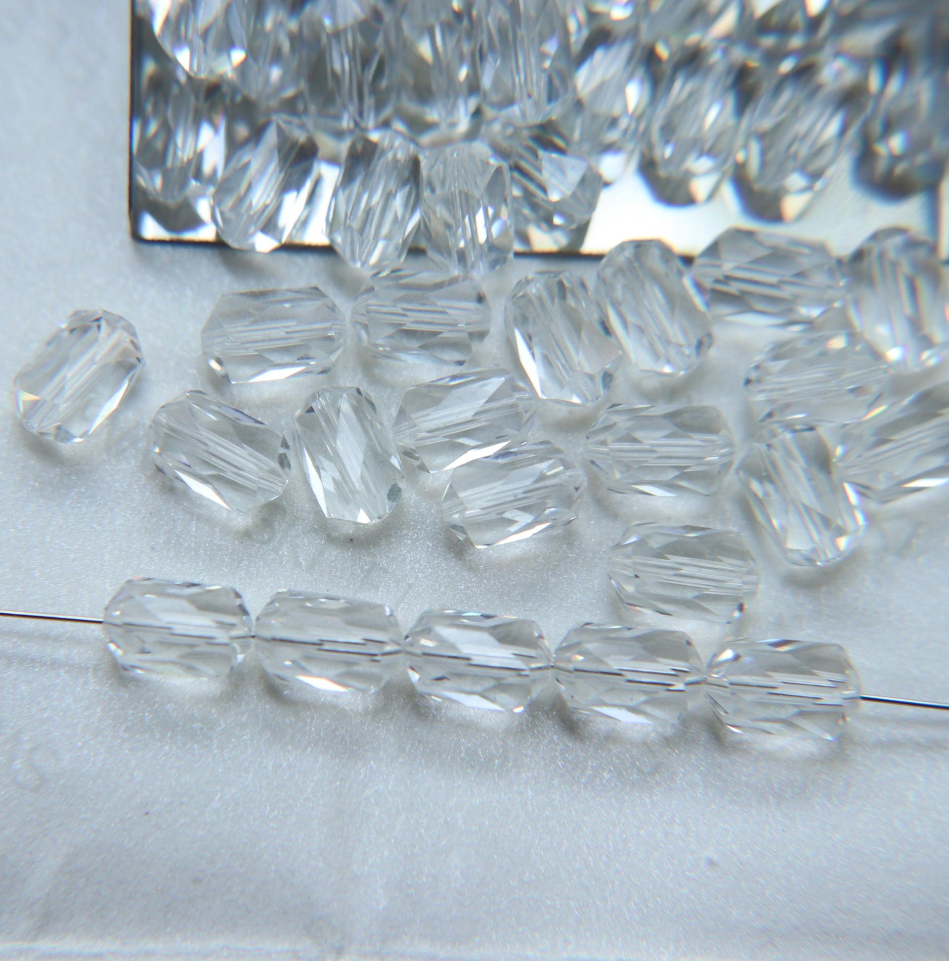 5204 Vintage 10.5x7 mm Swarovski crystal bead barrel shape 2/6/24/72 Pieces fancy beads, jewelry making beads