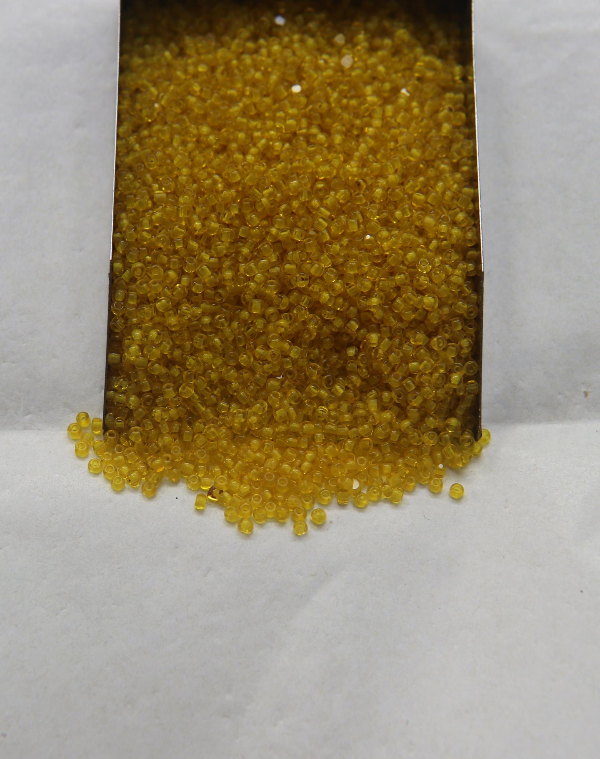 11/0 Charlotte true Cut Beads Transparent Yellow Loose Beads 10/20/50/250/500 Grams Native Beads Supplies