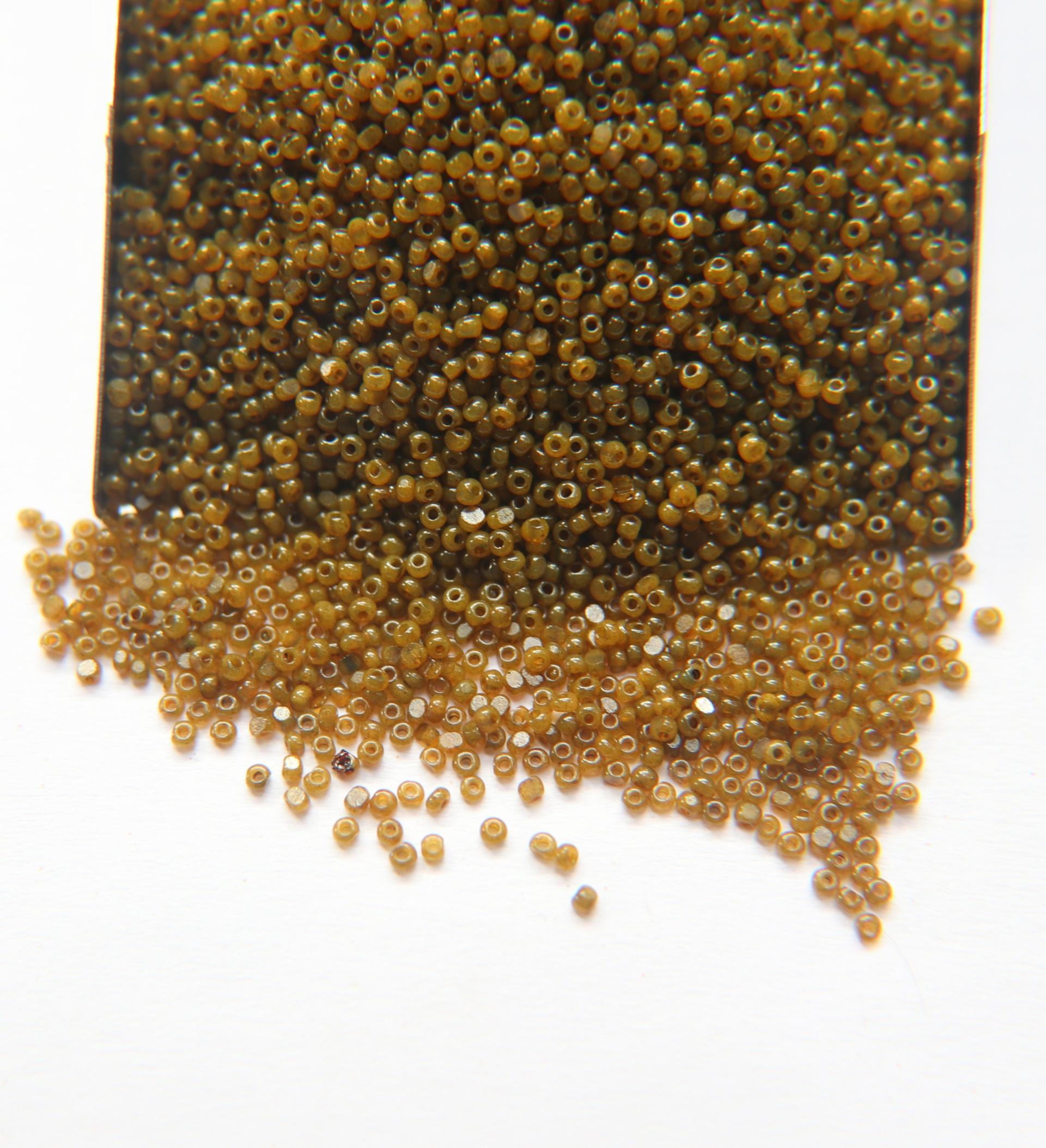 13/0 Charlotte Cut Beads Khaki Opal 5/10/20/50/250/500 Grams PREMIUM SEED BEADS, Native Supply