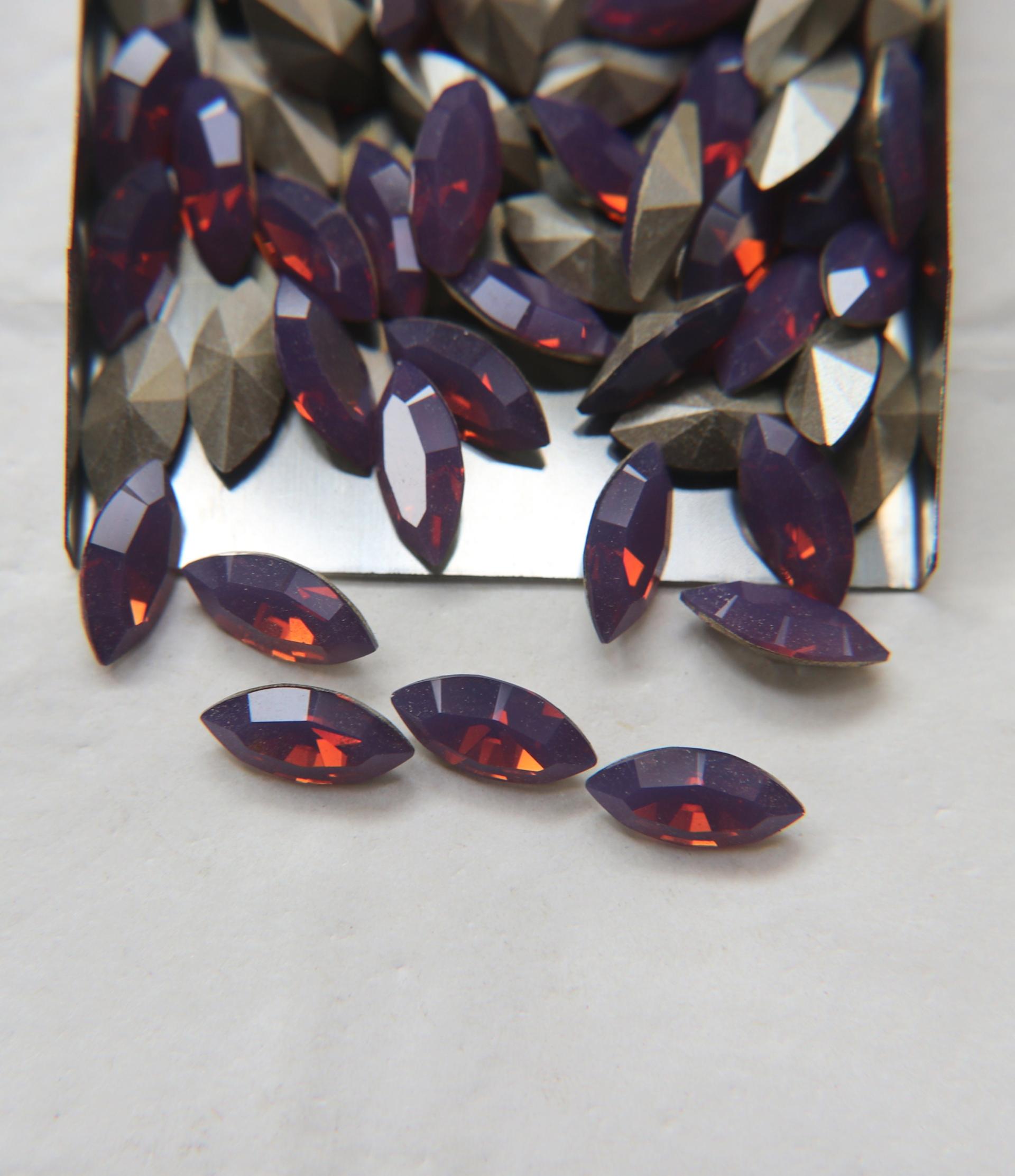 15x7 mm Swarovski fancy Navette Jewery making stones gemstones fancy opal stones