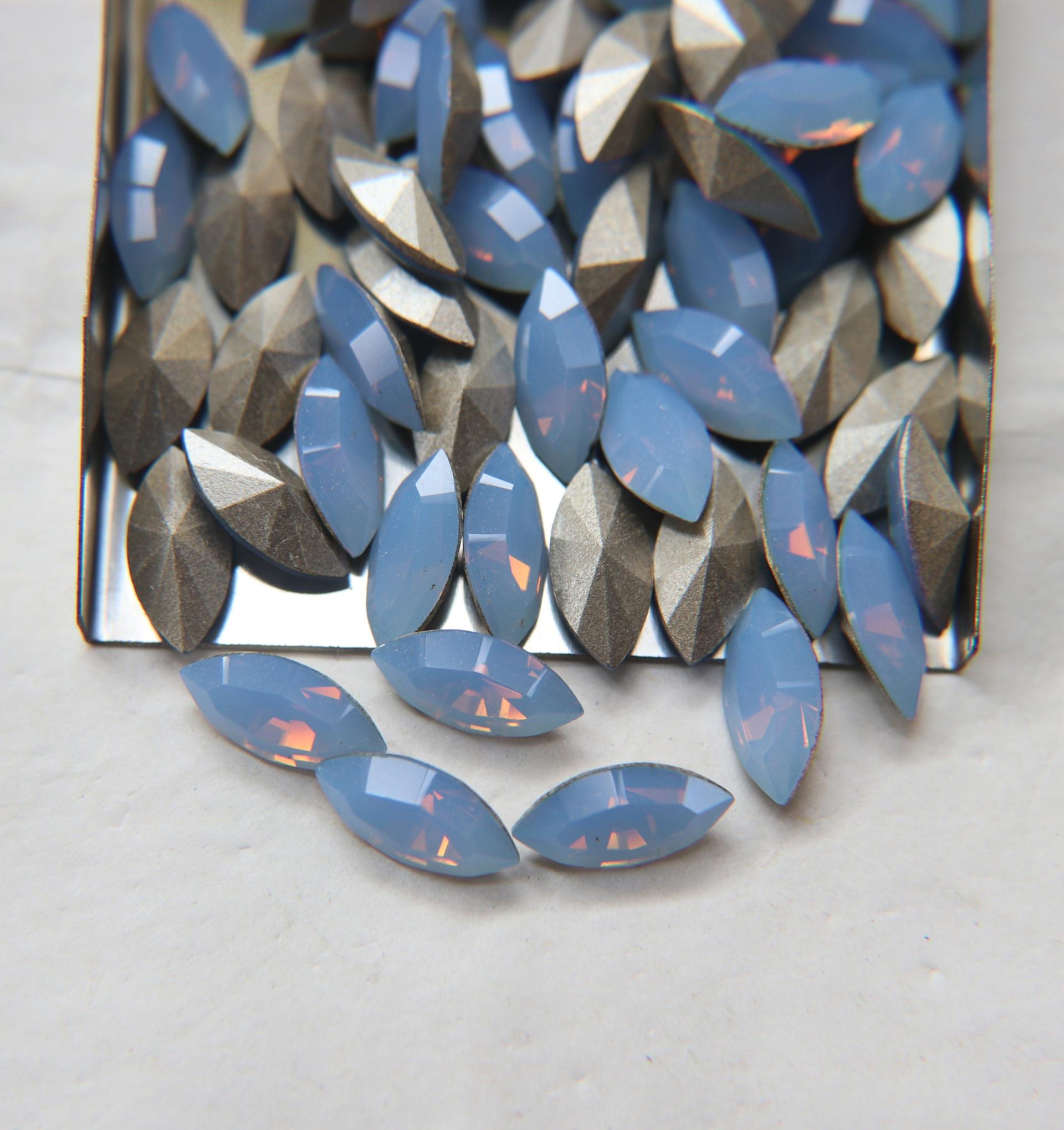15x7 mm Swarovski fancy Navette Jewery making stones gemstones fancy opal stones