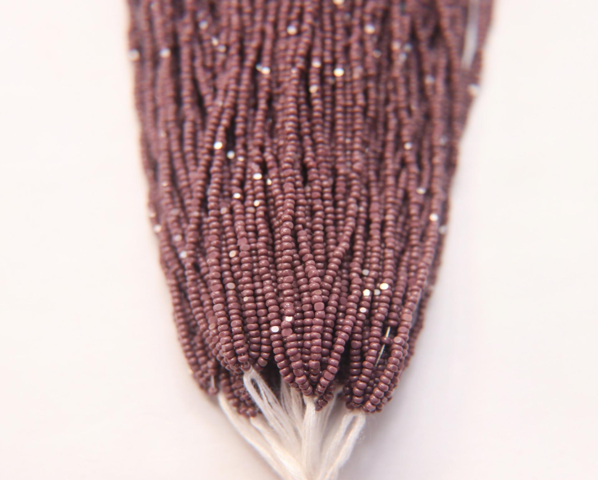 13/0 Hanks Charlotte Cut Beads 33040 Opaque Dark Amethyst 1/5/25/50/100 Hanks 1.6mm glass beads, jewelry supply, findings, craft supply