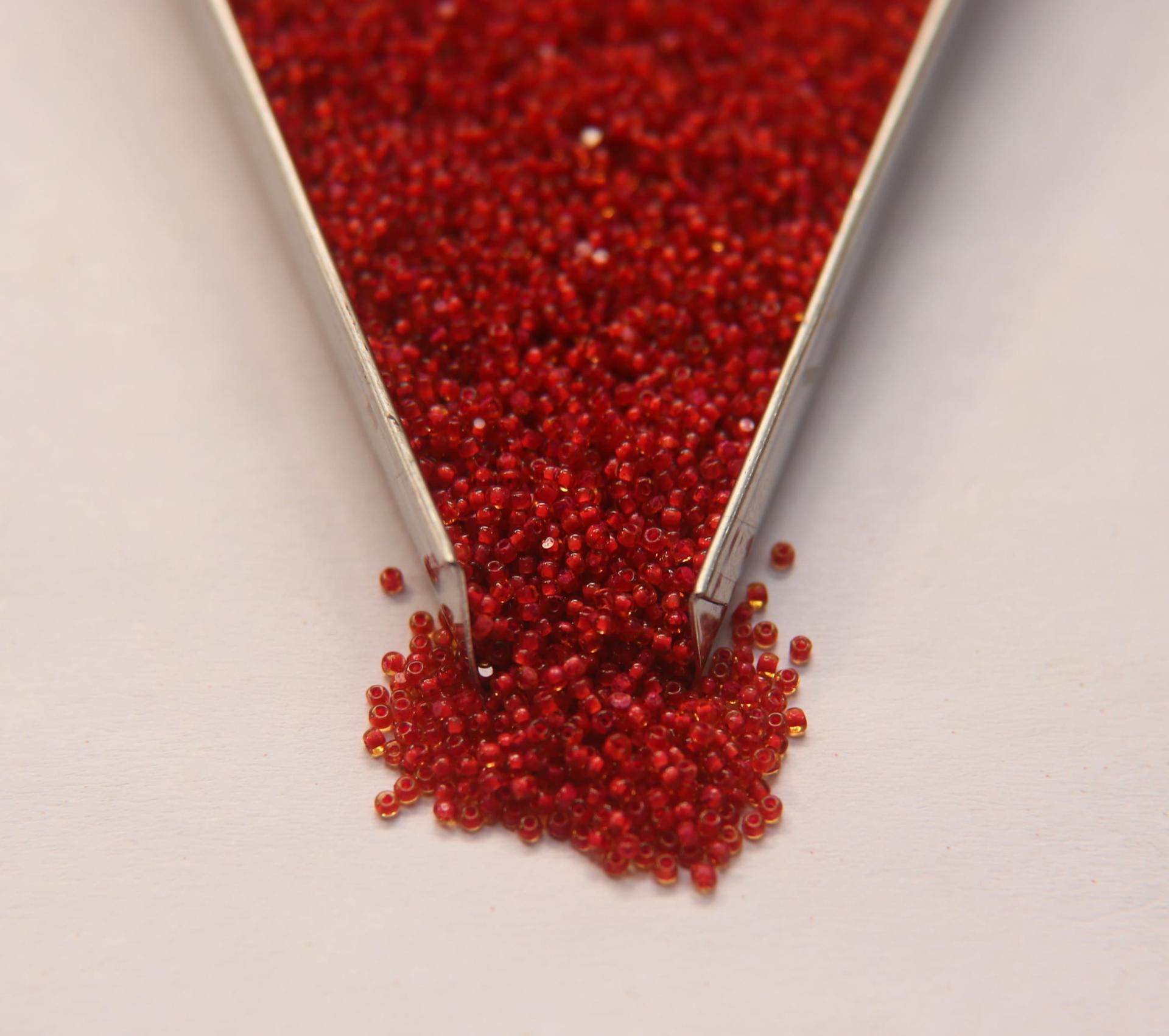 13/0 Truecuts Charlotte Cut Beads Honey Fuchsia Lined 5/10/20/50/250/500 Grams jewellery rare heart beads, jewelry supply, native supply,