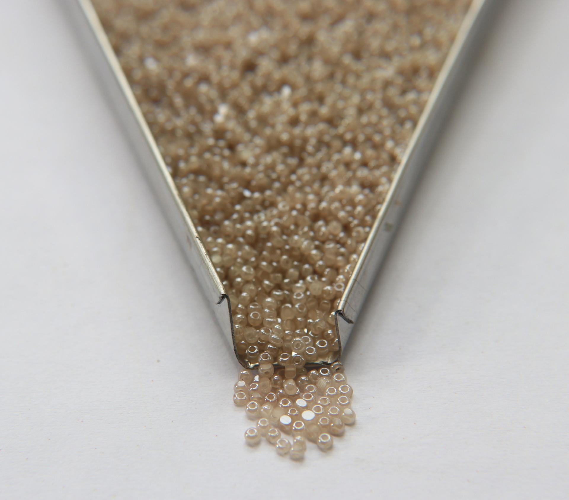 11/0 Charlotte true Cut Beads Pearl Dark Beige 2X 10/20/50/250/500 Grams PREMIUM SEED BEADS, Rare Beads, Native Supply