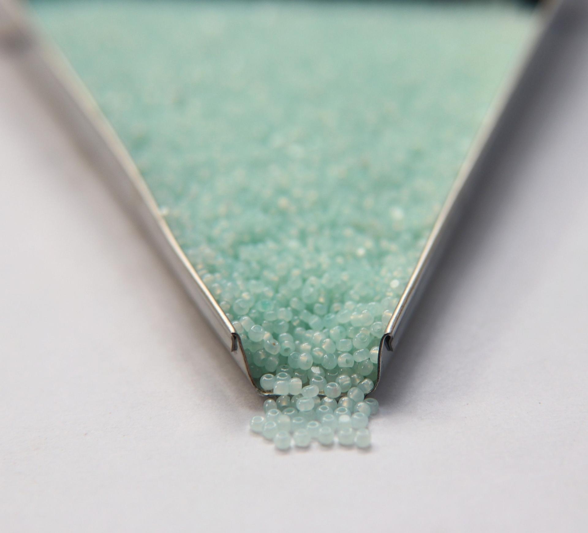 13/0 Charlotte True Cut Beads Mint Opal 5/10/20/50/250/500 Grams Premium Seed beads, native supply