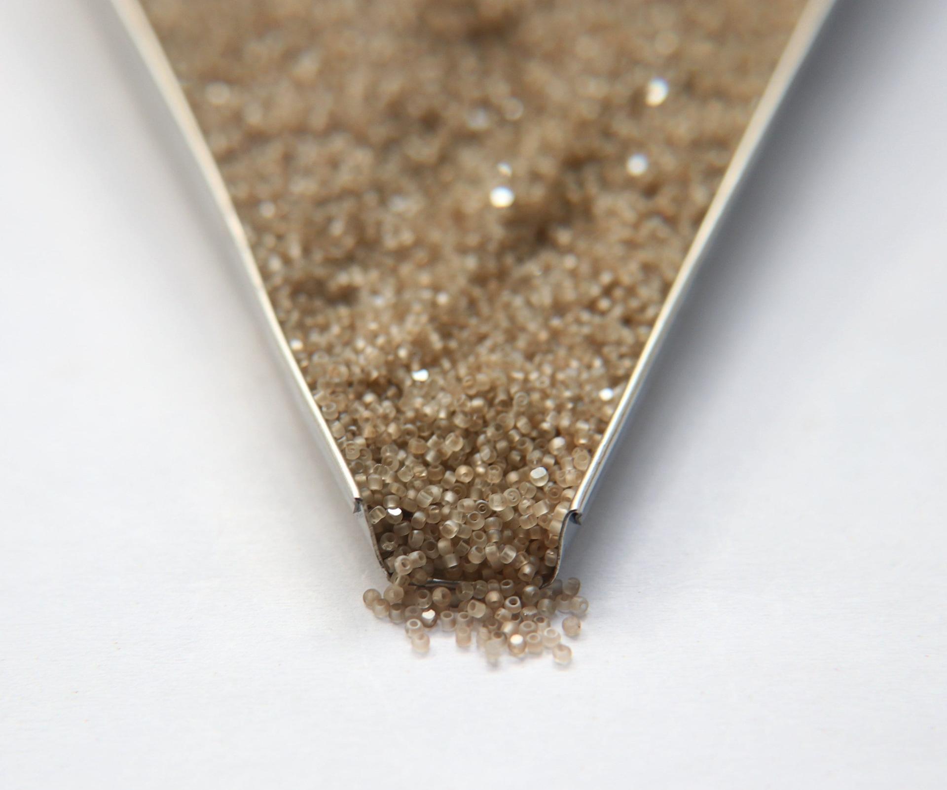 13/0 Charlotte Cut Beads Crystal Matt Golden Honey 5/10/20/50/250/500 Grams embroidery materials, jewelry making, Native vintage beads