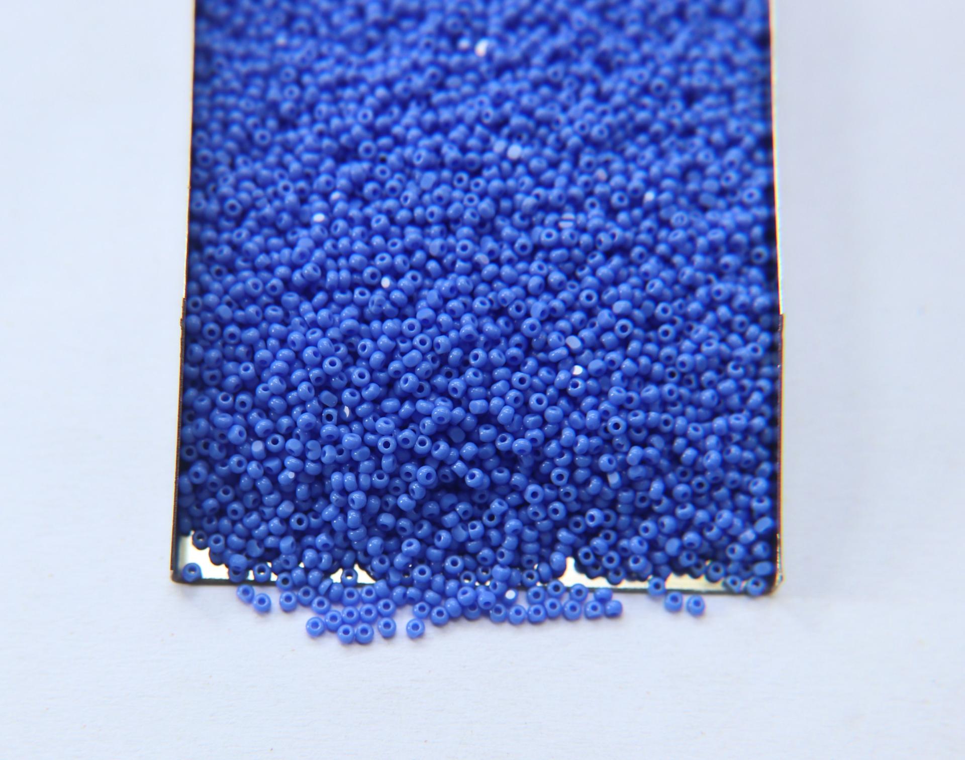 13/0 Charlotte true Cut Beads Opaque Light Blue 5/10/20/50/250/500 Grams embroidery materials, jewelry making, vintage beads, premium supply
