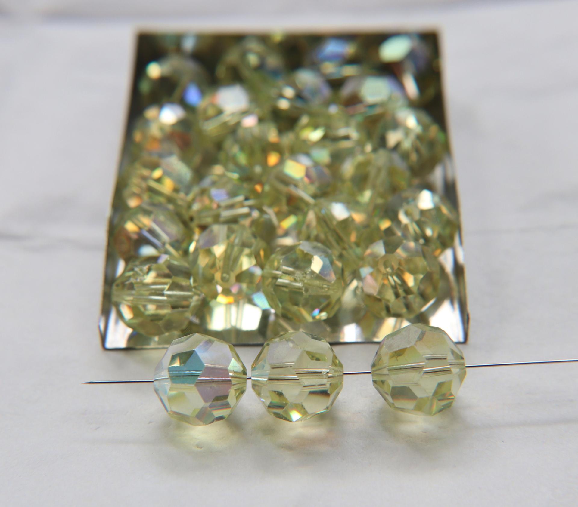 14 MM Swarovski Vintage Jonquil Aurore Boreale 2/6/12/436/72/144 Pieces #5000 Premium materials