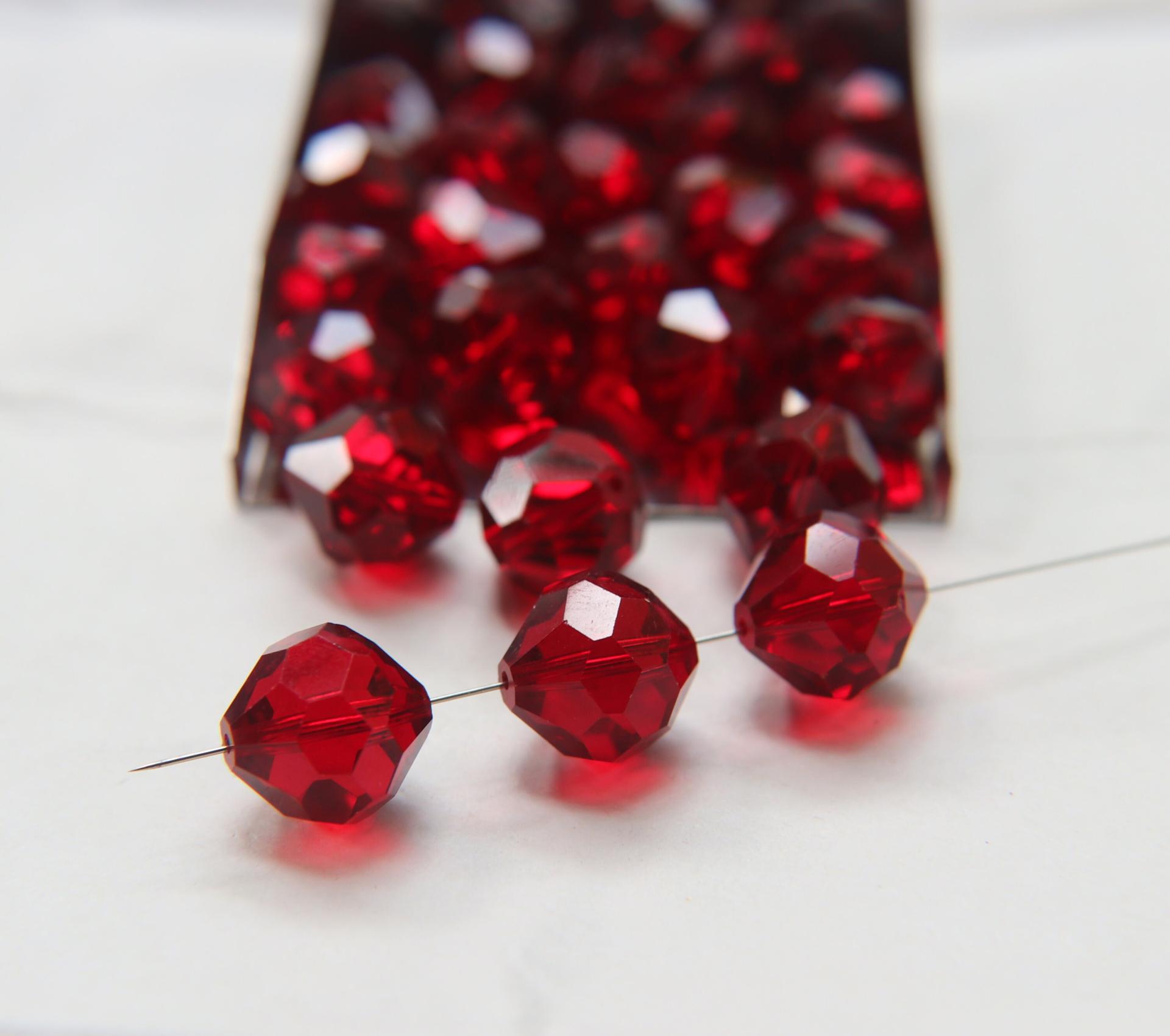 14 MM Swarovski Vintage Siam 2/6/12/436/72/144 Pieces Vintage faceted article 5309 Premium materials