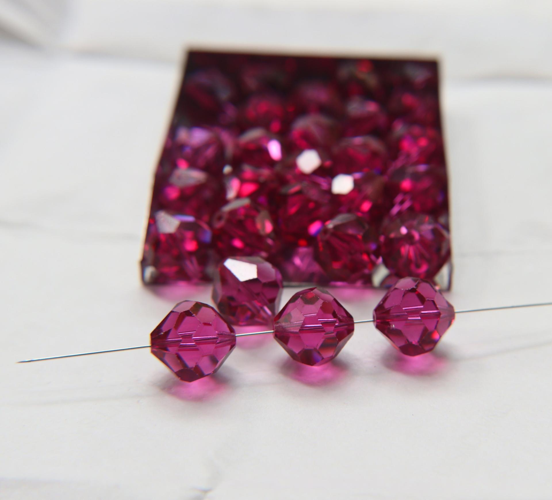 14 MM Swarovski Vintage Fuchsia 2/6/12/436/72/144 Pieces Vintage faceted article 5309 Premium materials
