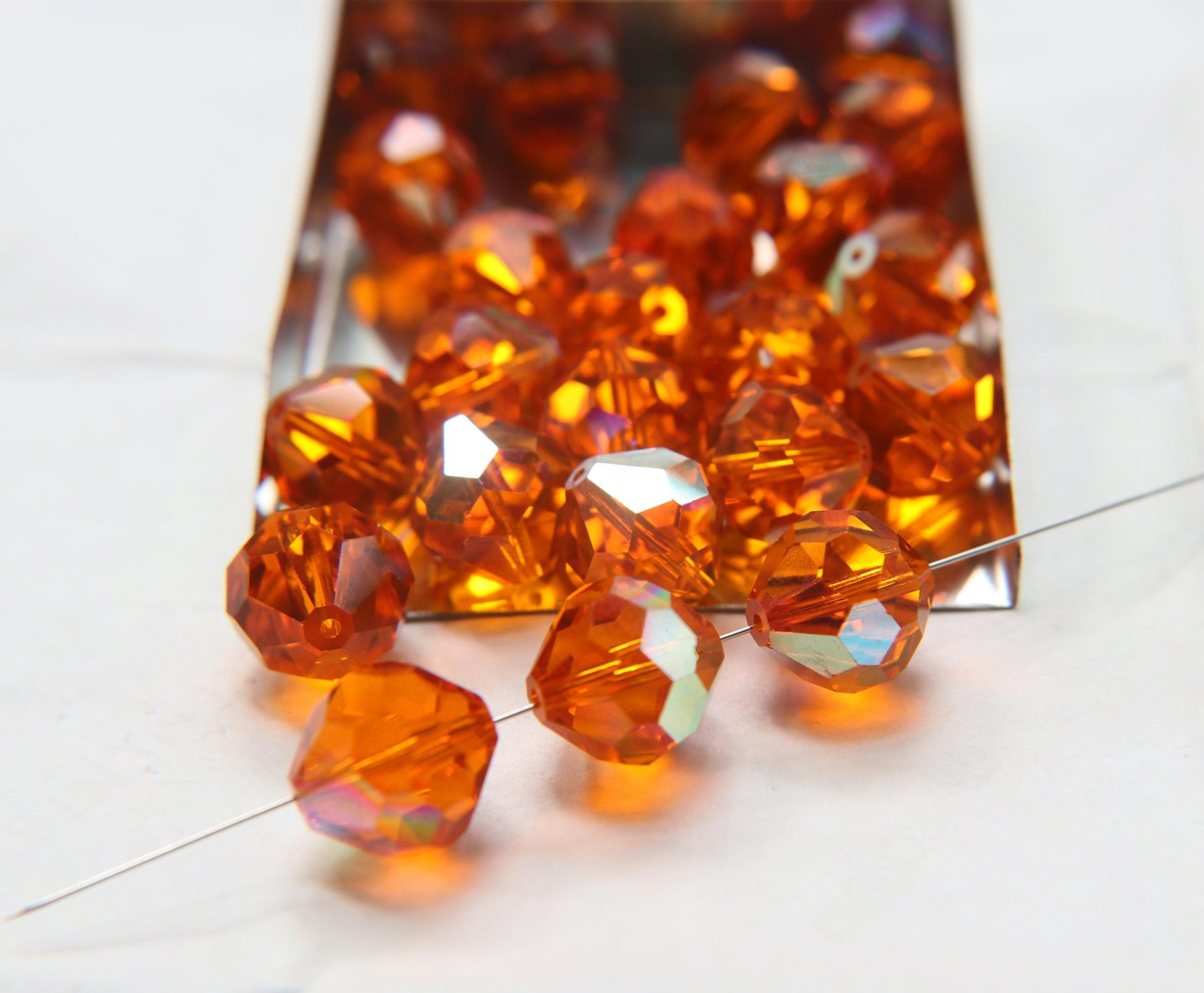 14 MM Swarovski Vintage Sun Aurore Boreale 2/6/12/436/72/144 Pieces Vintage faceted article 5309 Premium materials