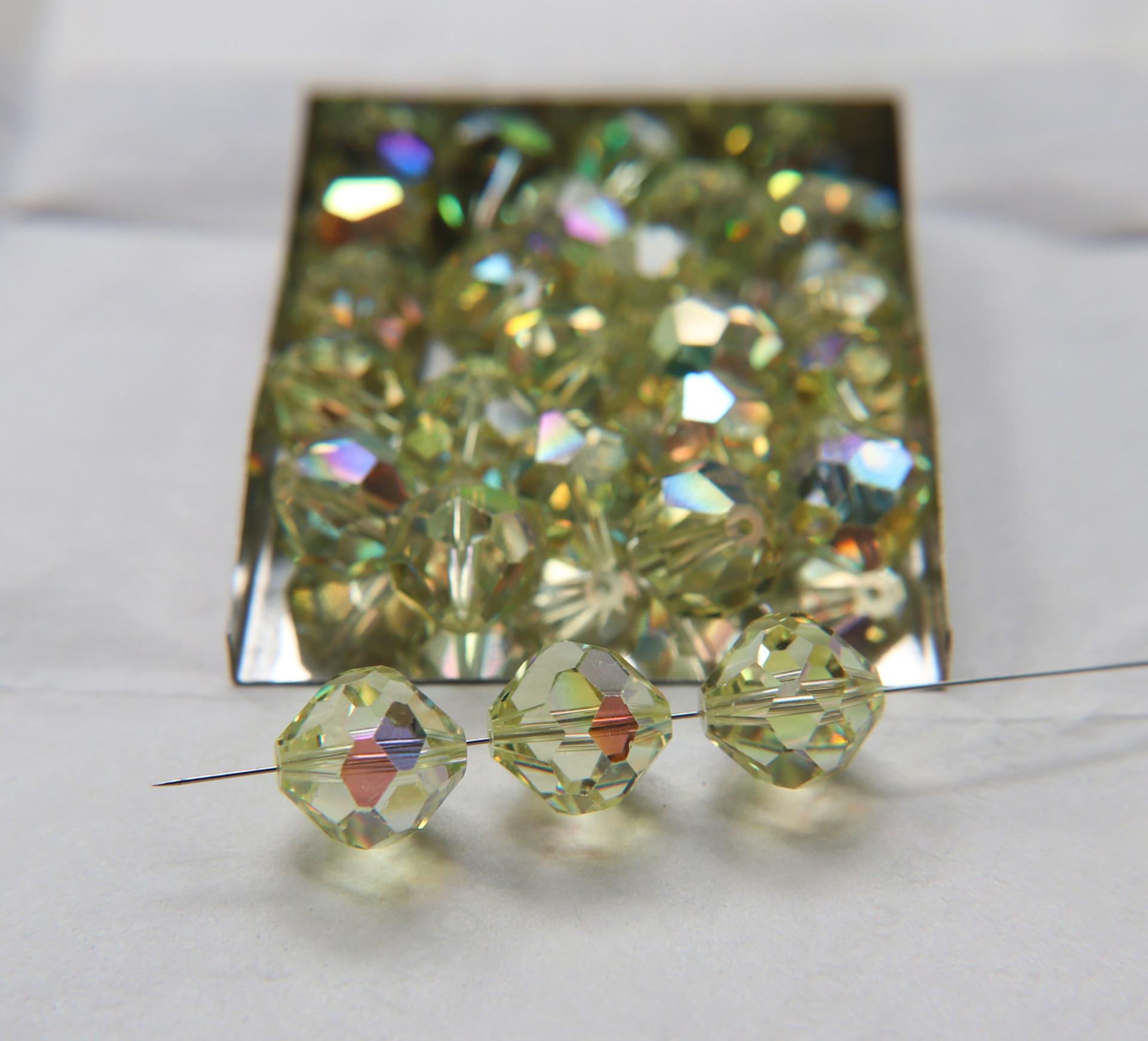 14 MM Swarovski Vintage Jonquil Aurore Boreale 2/6/12/436/72/144 Pieces Vintage faceted article 5309 Premium materials