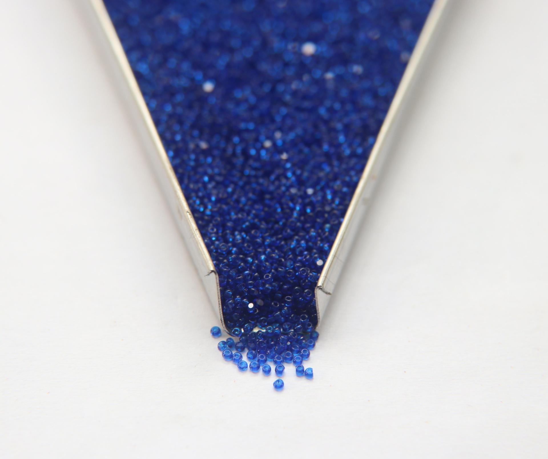 13/0 Charlotte Cut Beads 60300 Capri Blue Transparent 5/10/20/50/250/500 Grams PREMIUM SEED Beads Native supply