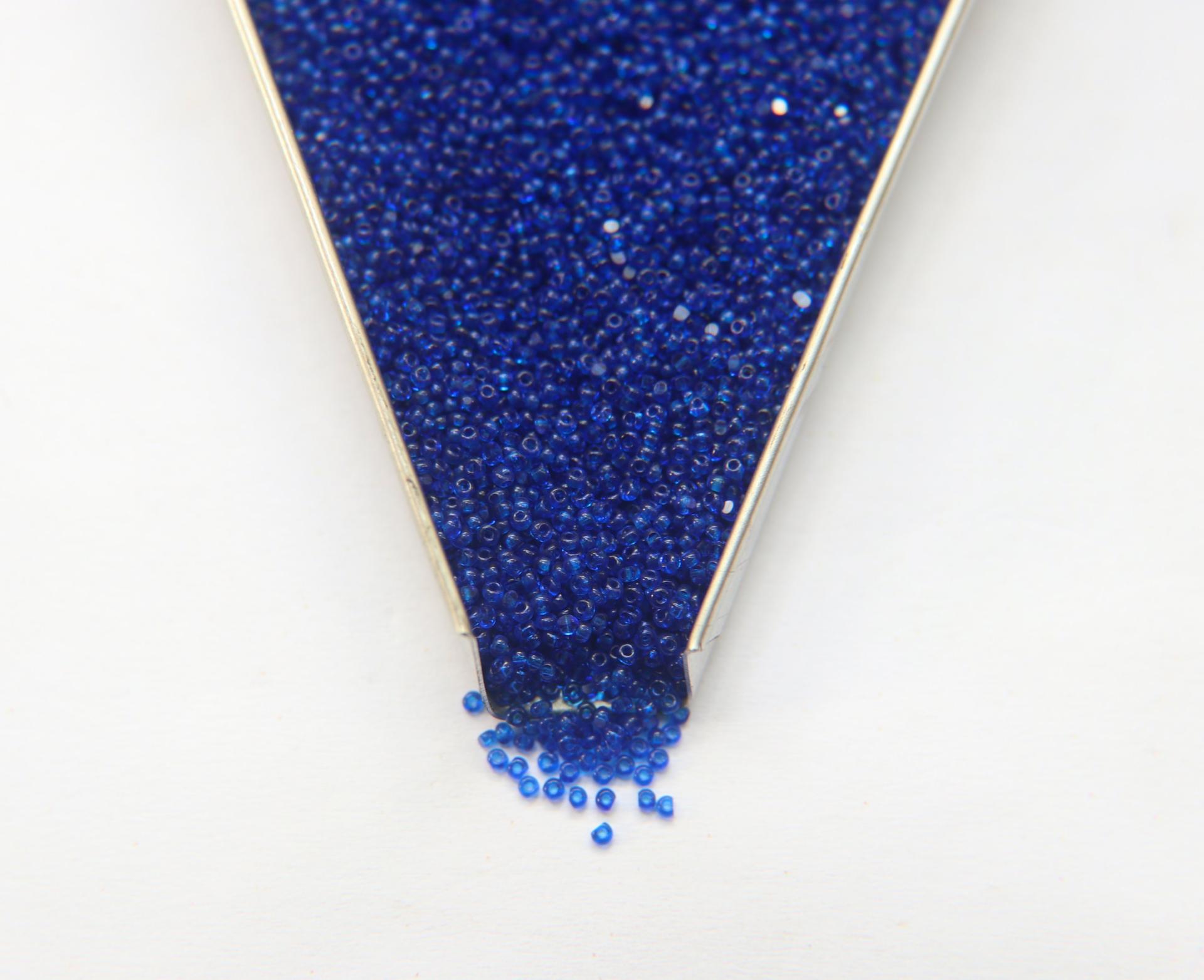 13/0 Charlotte Cut Beads 60300 Capri Blue Transparent 5/10/20/50/250/500 Grams PREMIUM SEED Beads Native supply