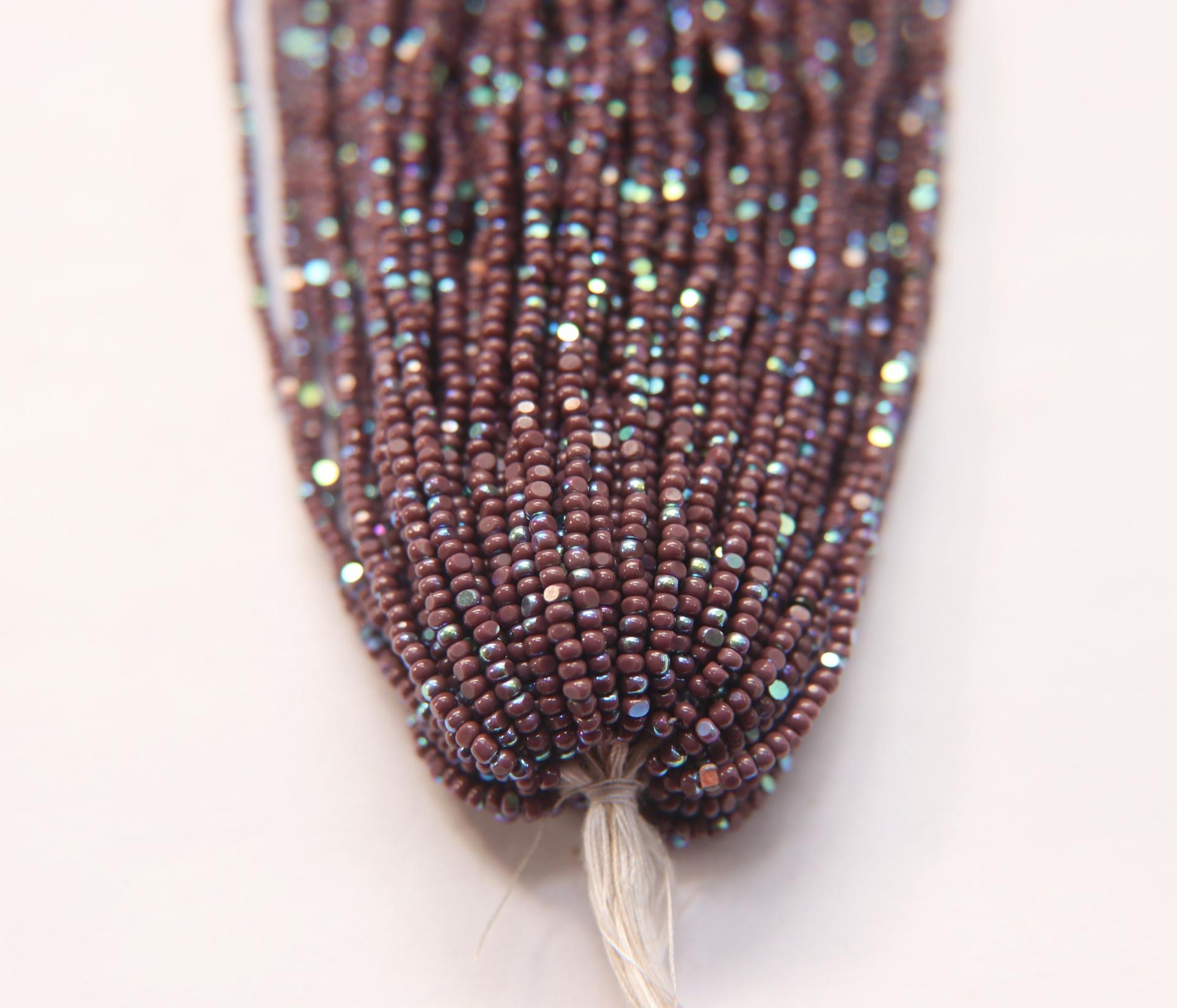 11/0 Hanks Charlotte Cut Beads 23040 Patina Amethyst Aurore Boreale 1/5/25/50/100 Hanks PREMIUM SEED BEADS, Native Supplies