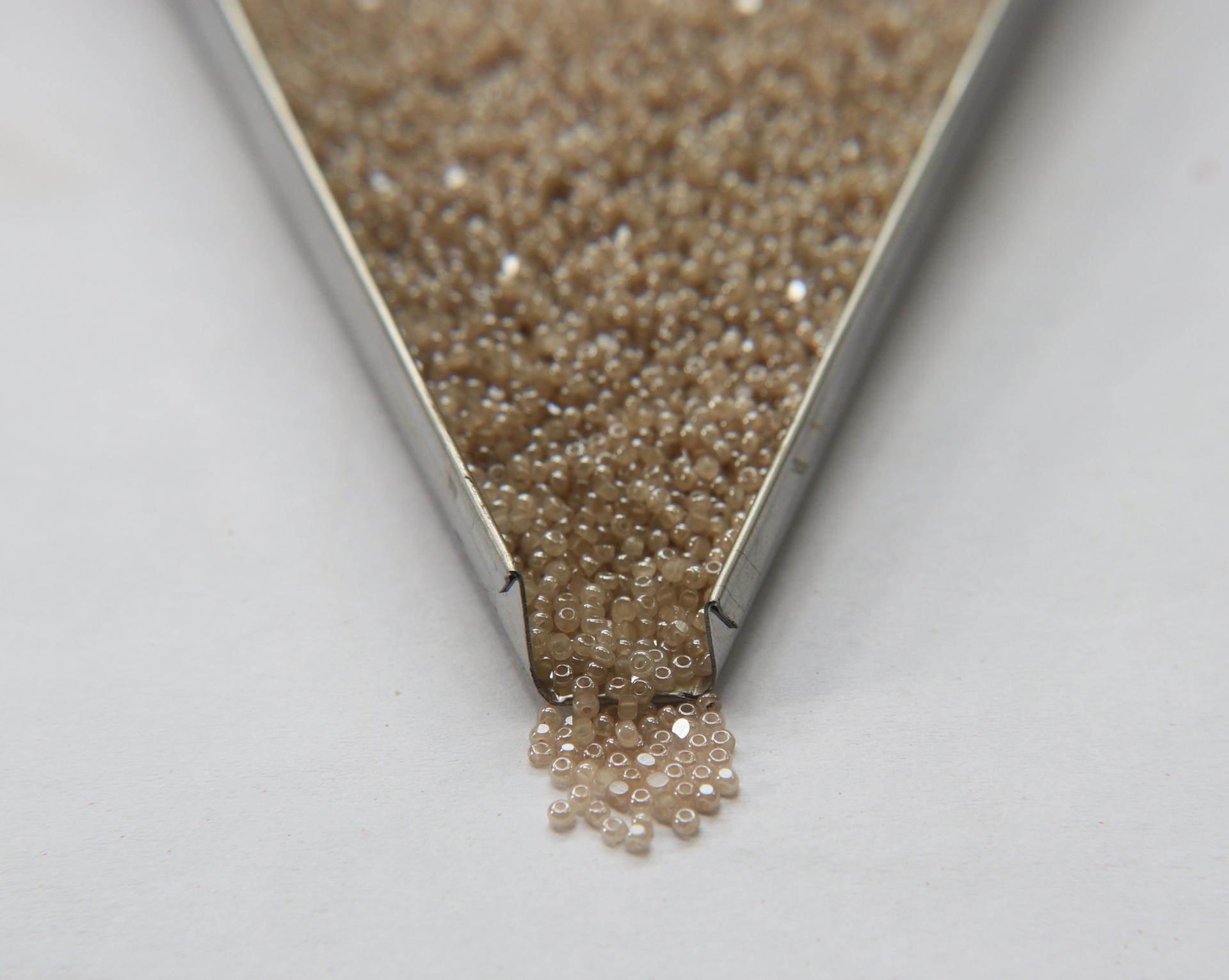 11/0 Charlotte true Cut Beads Pearl Dark Beige 2X 10/20/50/250/500 Grams PREMIUM SEED BEADS, Rare Beads, Native Supply