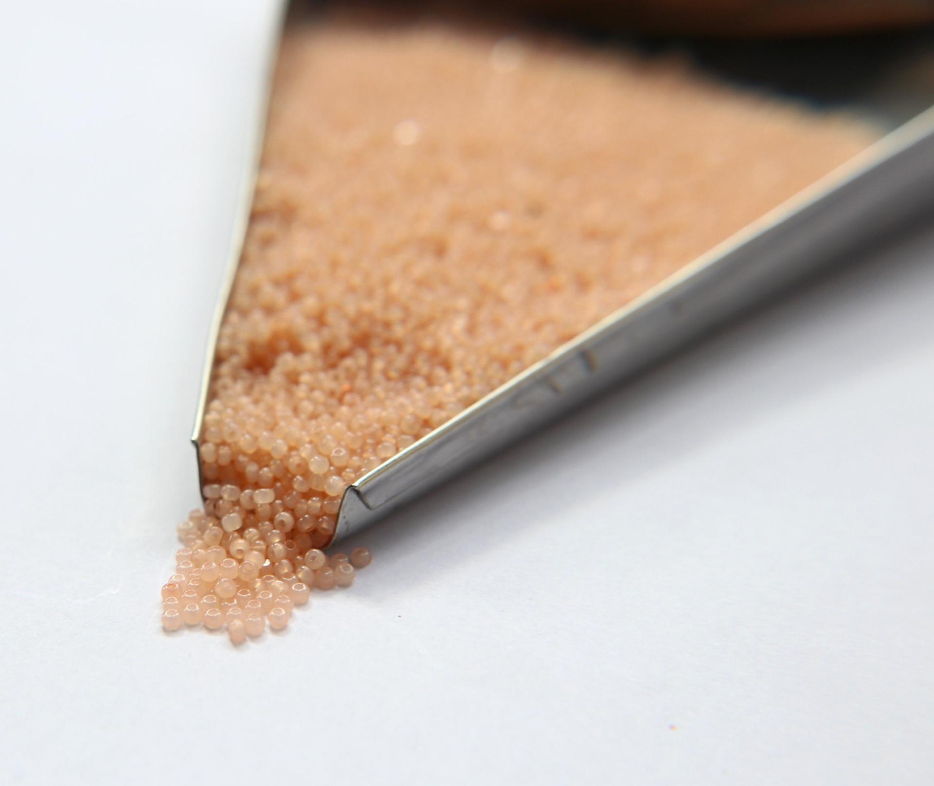 11/0 Charlotte True Cut Beads Light Peach Opal 10/20/50/250/500 Grams Premium Seed beads, native supply