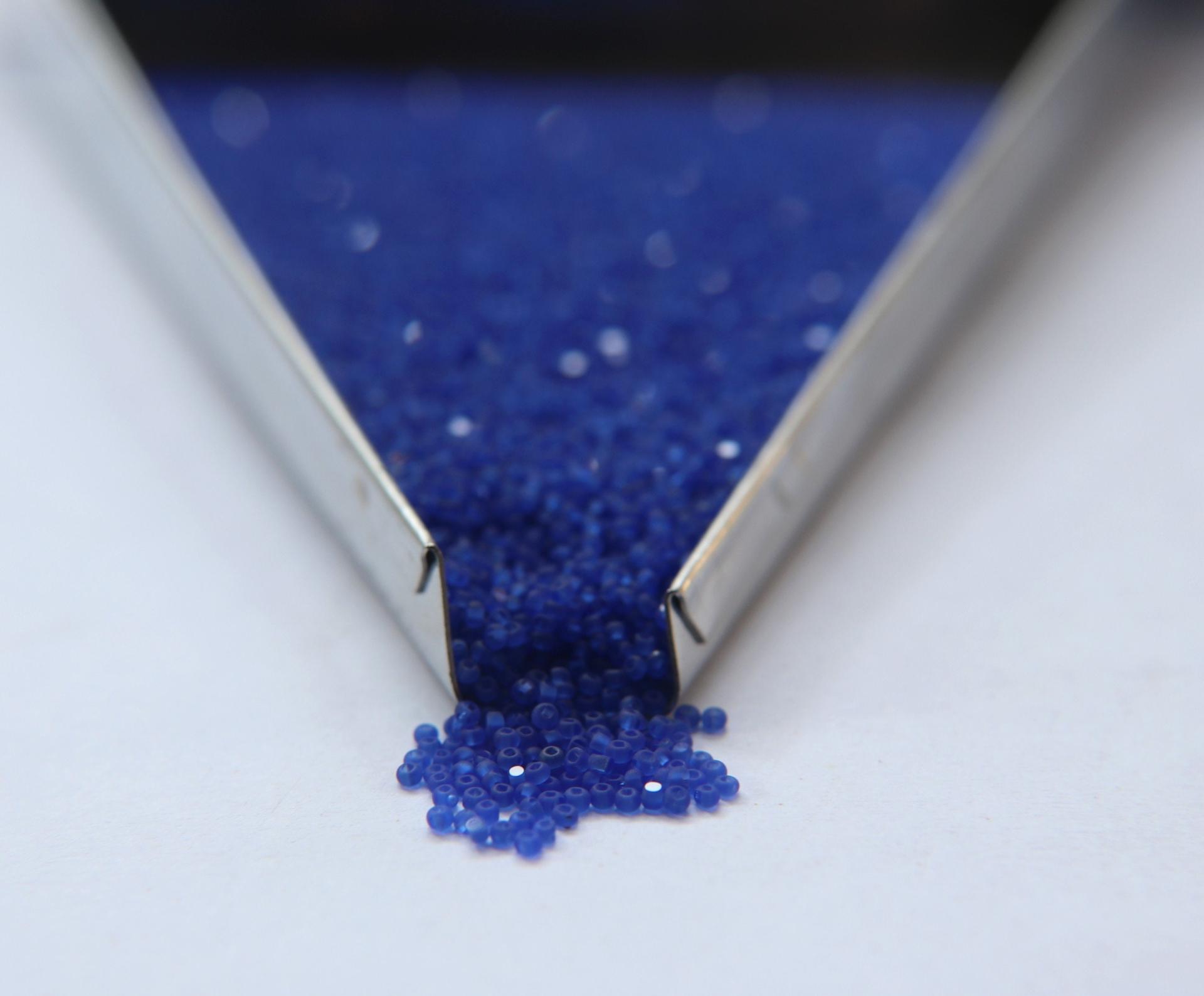 13/0 Charlotte Cut Beads 30050 MATT Sapphire 5/10/20/50/250/500 Grams craft supplies, jewelry making, native supplies