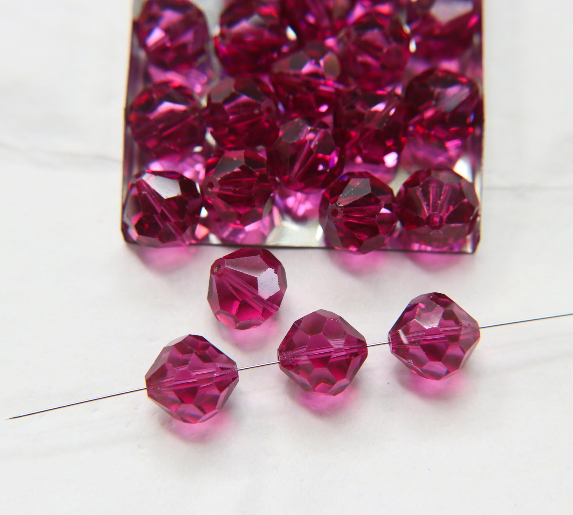 14 MM Swarovski Vintage Fuchsia 2/6/12/436/72/144 Pieces Vintage faceted article 5309 Premium materials