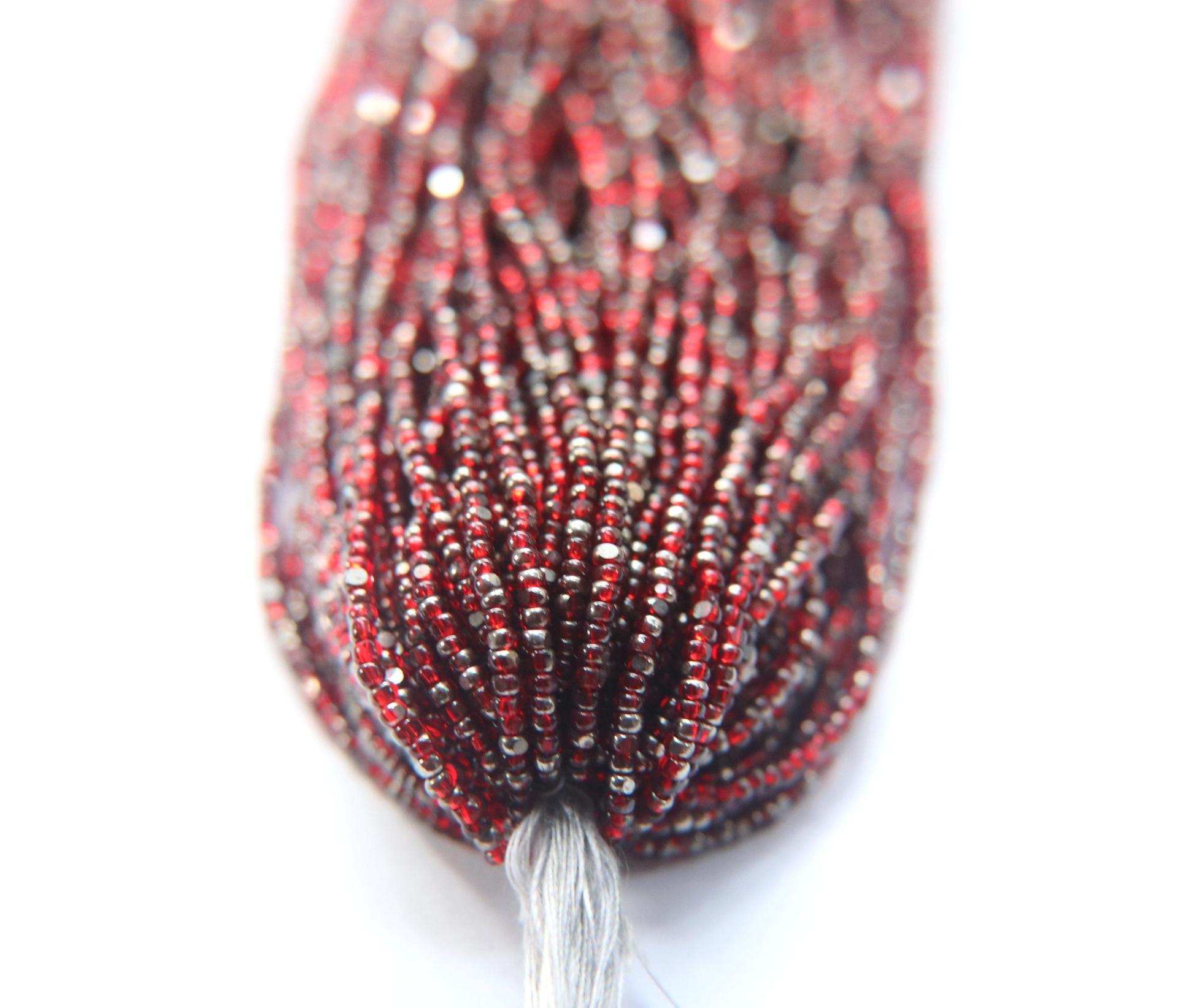 11/0 Hanks Charlotte Cut Beads 03050 Patina Ruby Gunmetal 1/5/25/50/100 Hanks 2.0mm glass beads, jewelry supply, findings