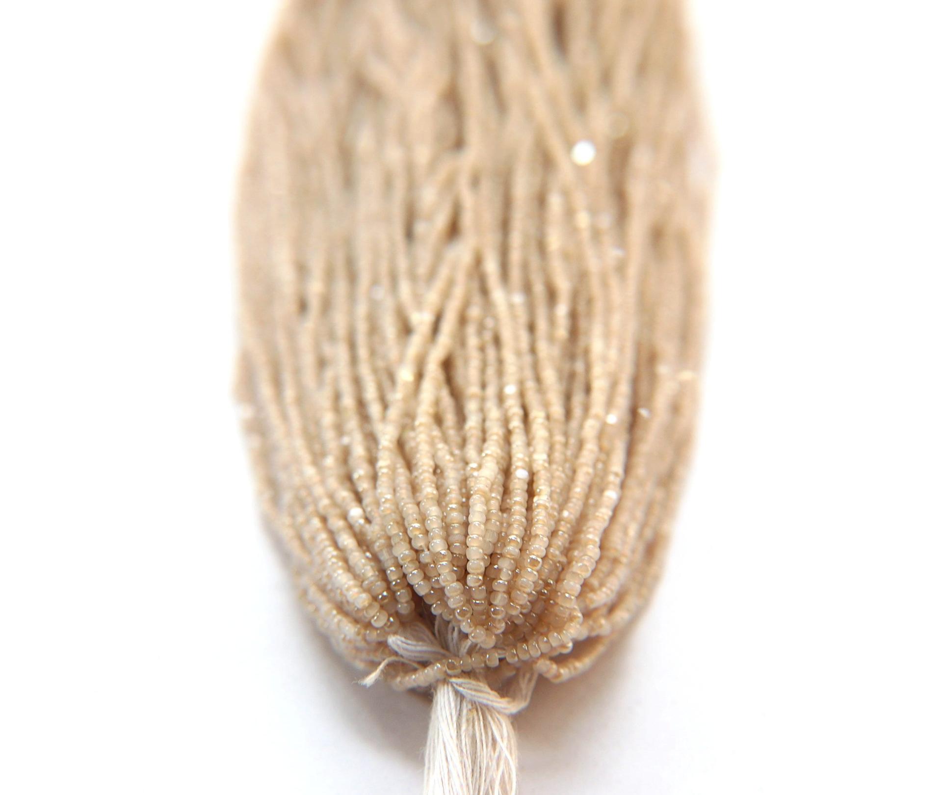 13/0 Hanks Charlotte Cut Beads Honey Opal 1/5/25/50/100 Hanks 1.6mm glass beads, native jewelry supply, findings