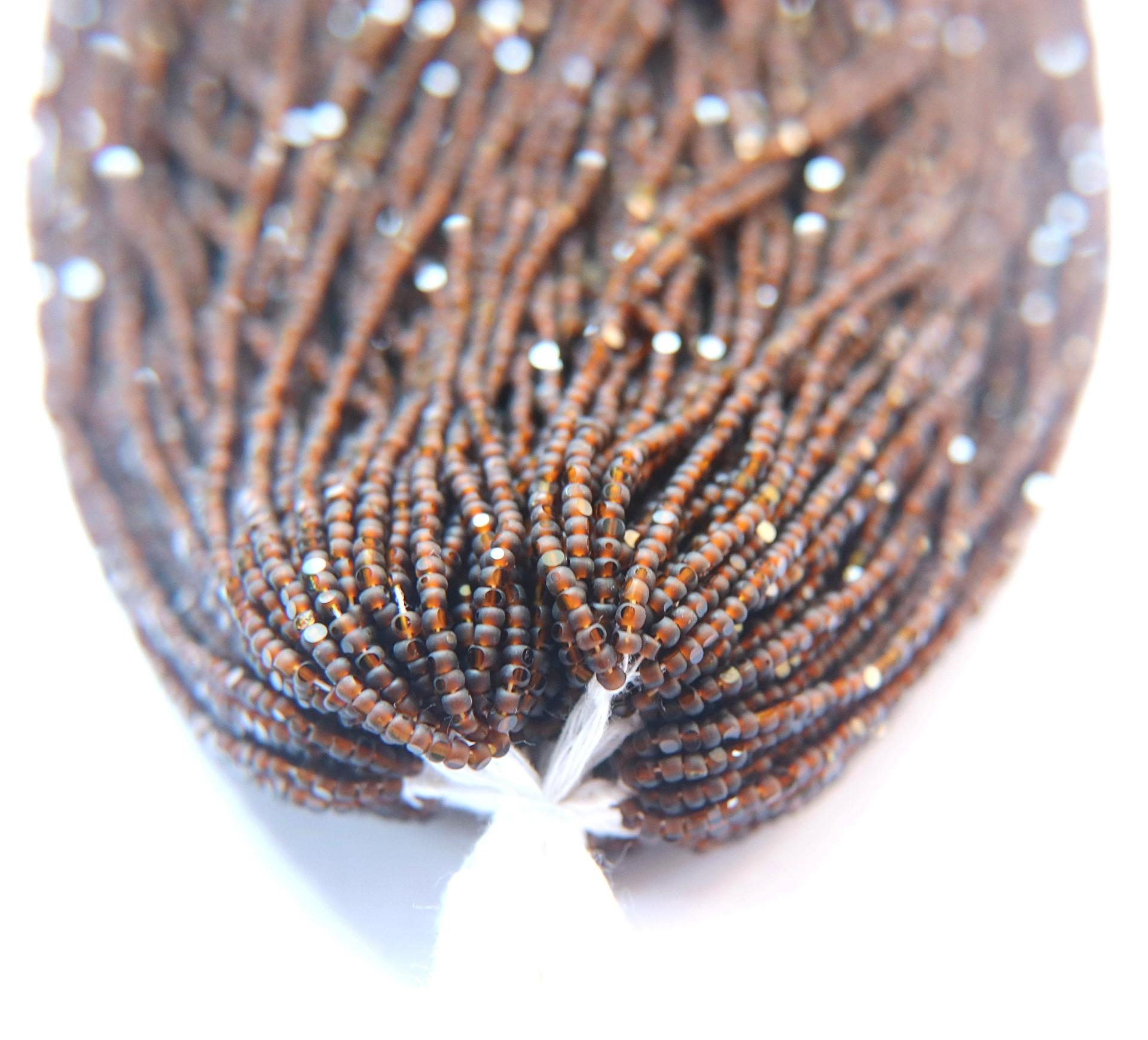 11/0 Hanks Charlotte true Cut Beads MATT Smoked Topaz 1/5/25/50/100 Hanks 2.0mm jewellery rare PREMIUM beads, jewelry supply, findings