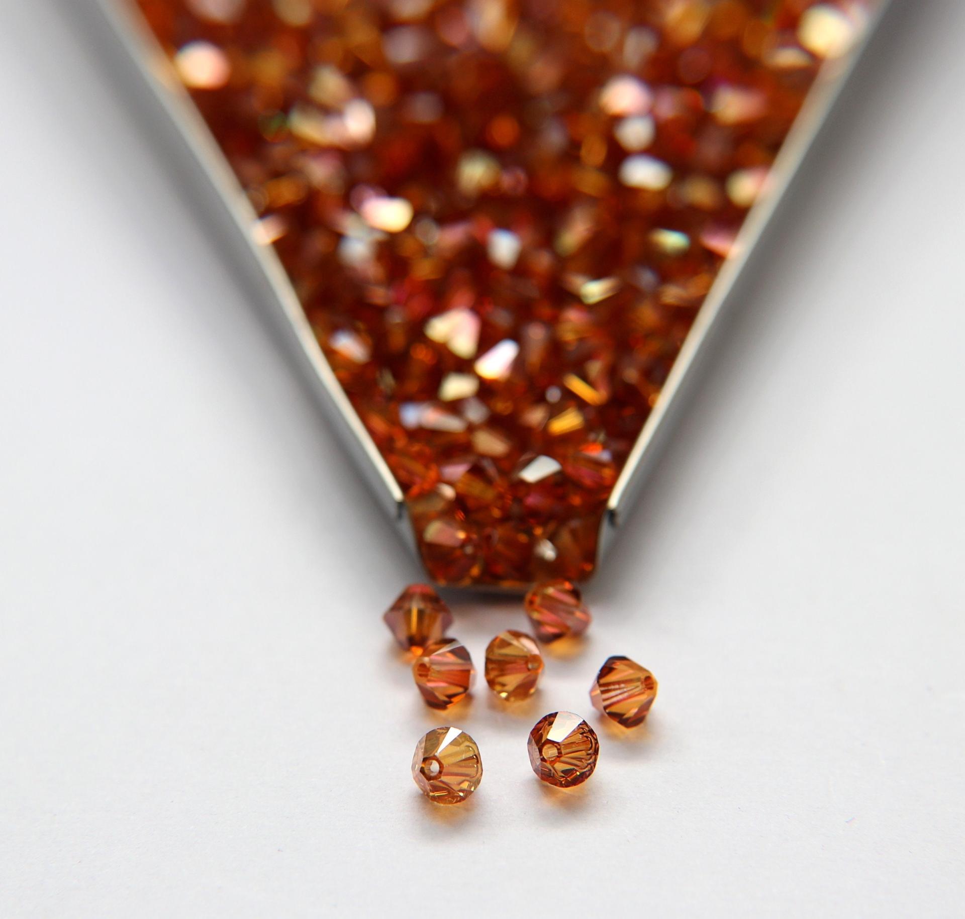 6mm Crystal Crystal Astral Pink Swarovski Bicone beads Cuts 20 Gross (2880 Pieces) embellishments