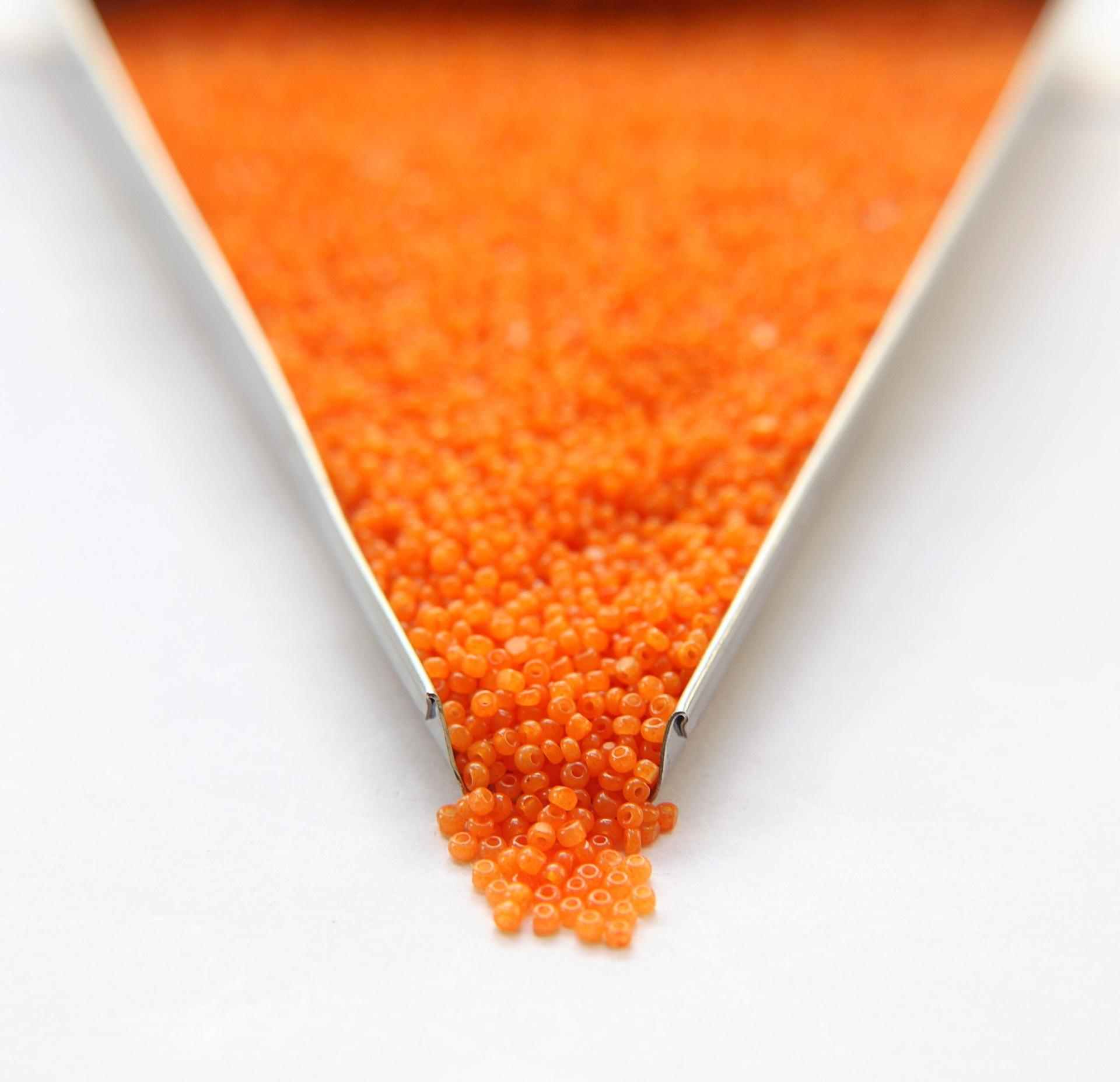 11/0 Charlotte True Cut Beads Sun Opal 10/20/50/250/500 Grams Premium Seed beads, native supply