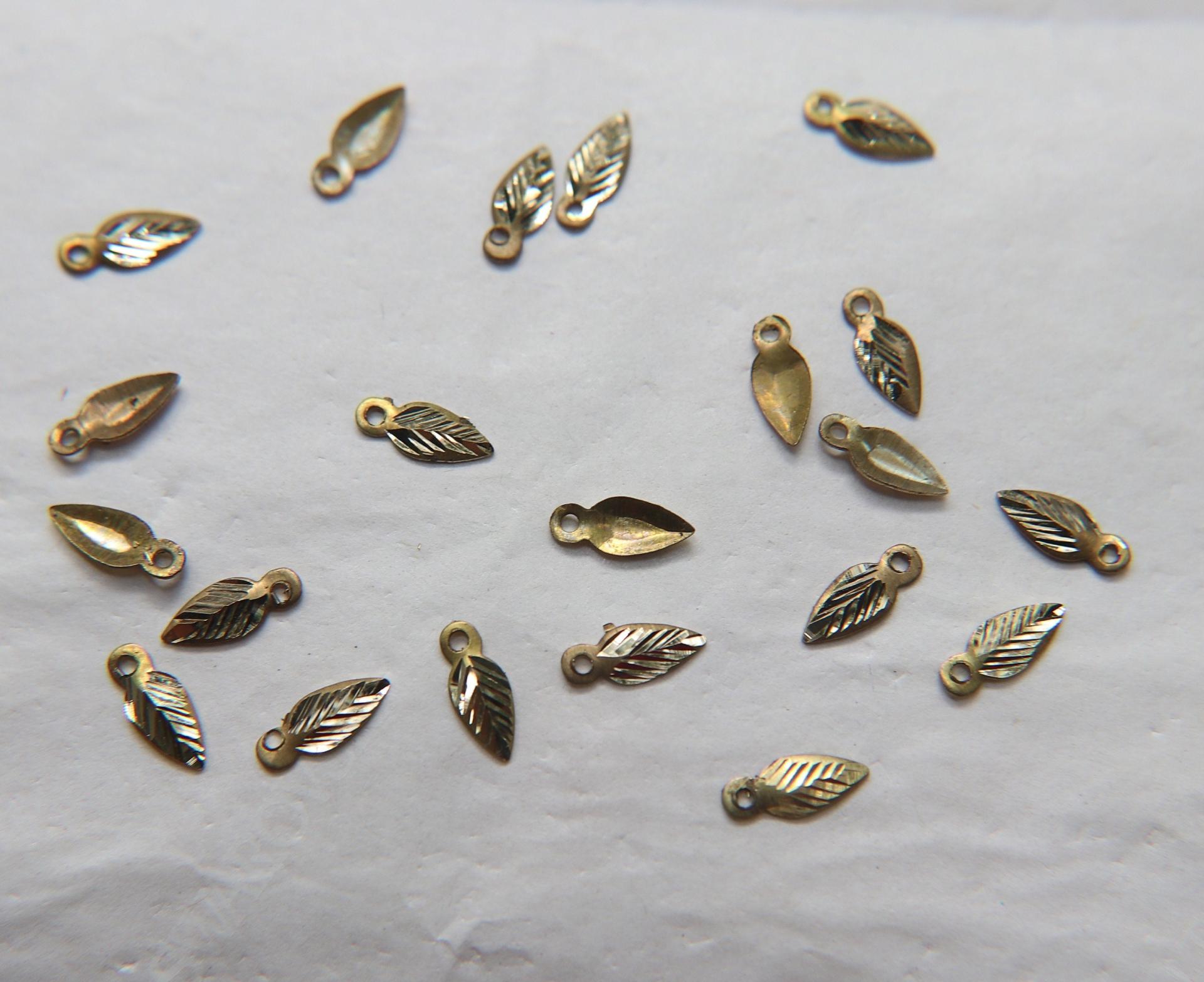 Faceted Metal Brass charms 50/100/250/500 Pieces, Faceted Brass beads, , Bracelets charms, brass findings