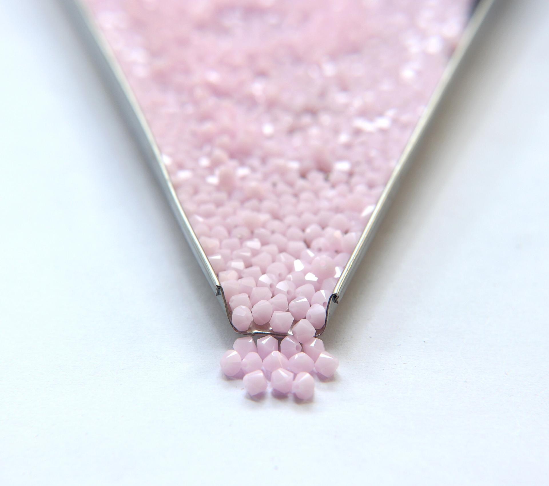 4mm Rose Alabaster (293) Swarovski Bicone Beads 36/72/144/360/720 Pieces (389) jewelry beads, embellishment couture, embroidery materials