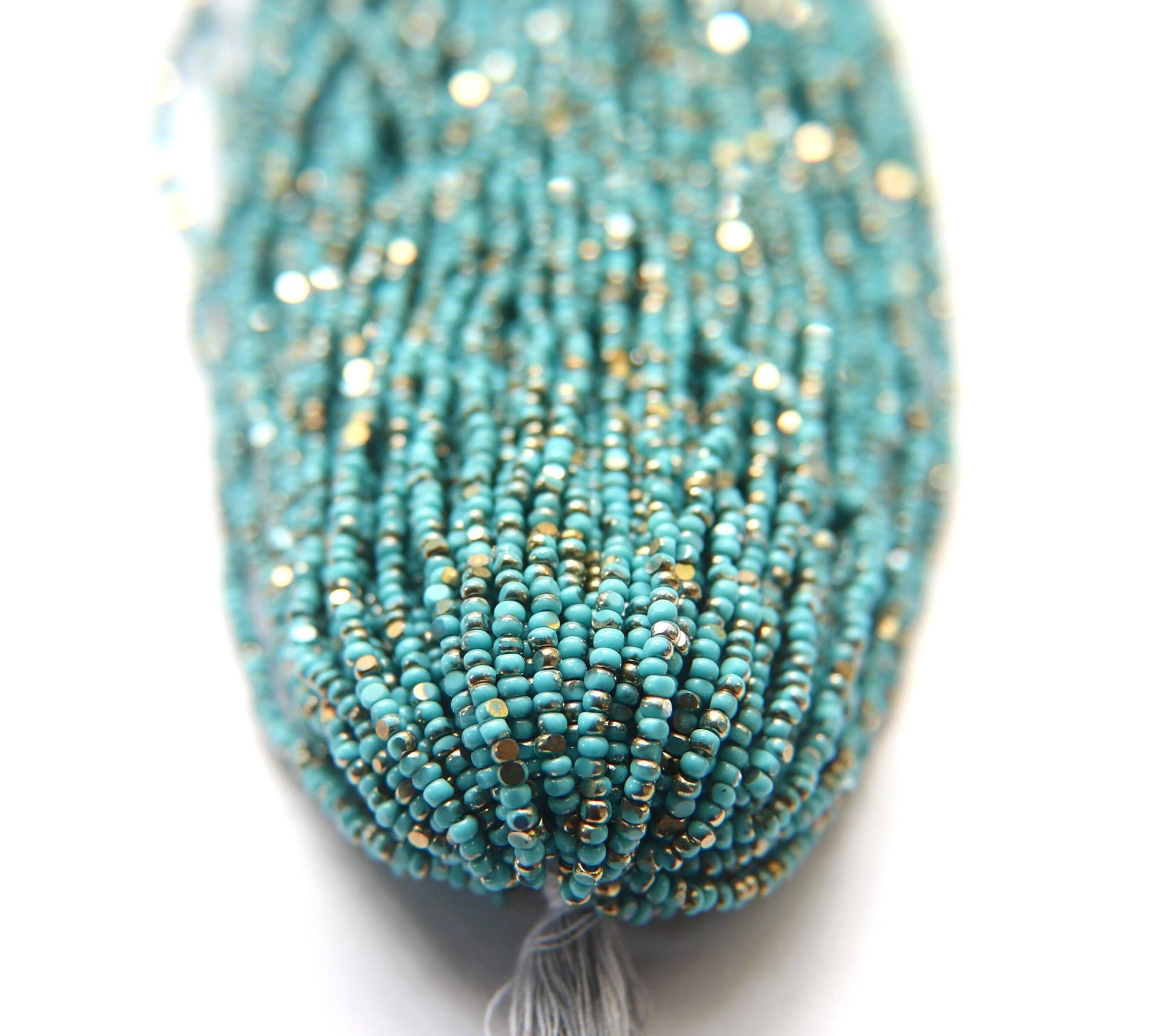 11/0 Hanks Charlotte true Cut Beads Premium Turquoise Blue Bronze Gold 1/5/25/50/100 Hanks PREMIUM SEED Beads, NATIVE supplies