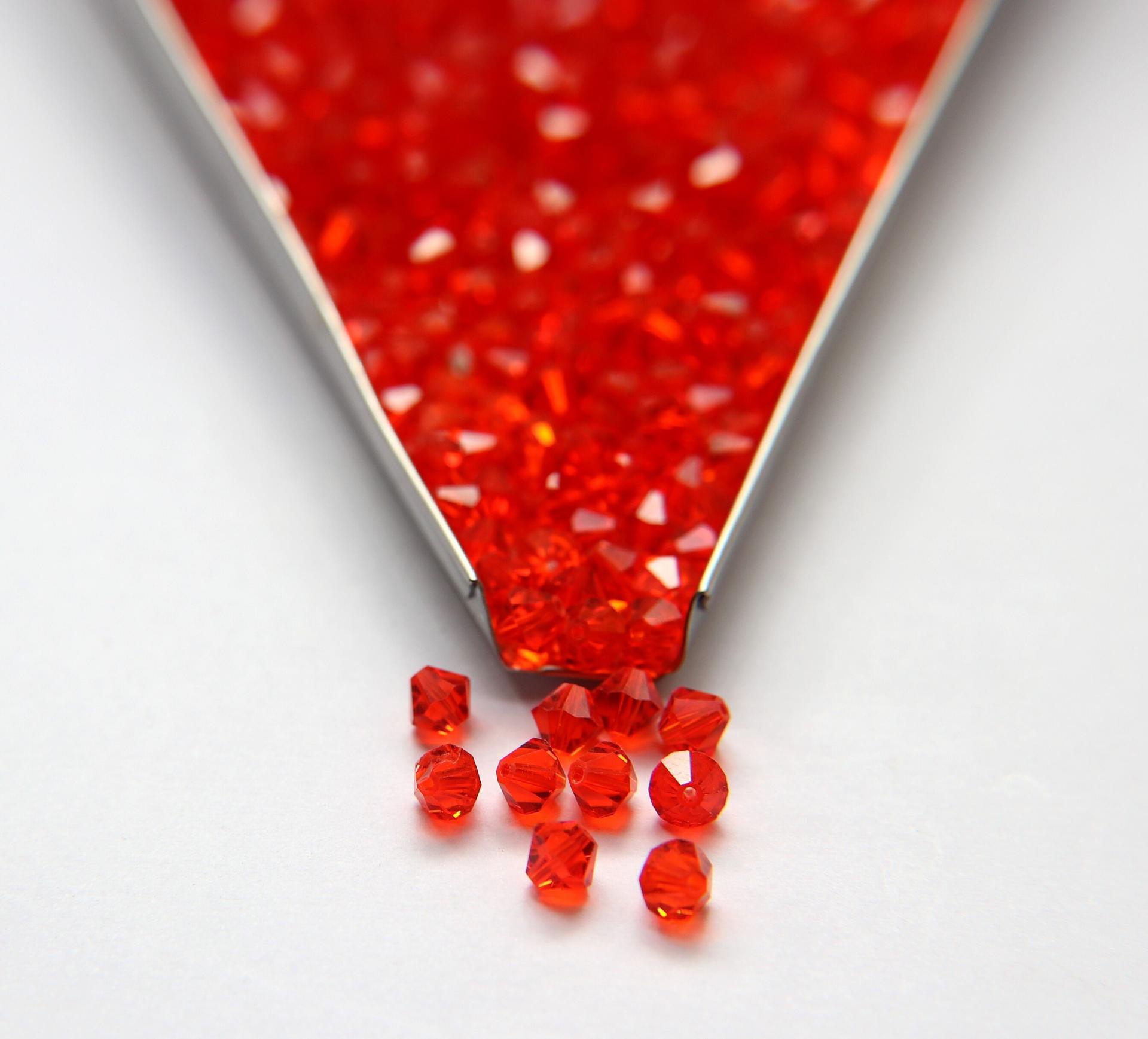 4/5/6 mm Hyacinth Swarovski Bicone beads Cuts 36/72/144/432/720 Pieces jewelry making, embroidery materials, vintage findings