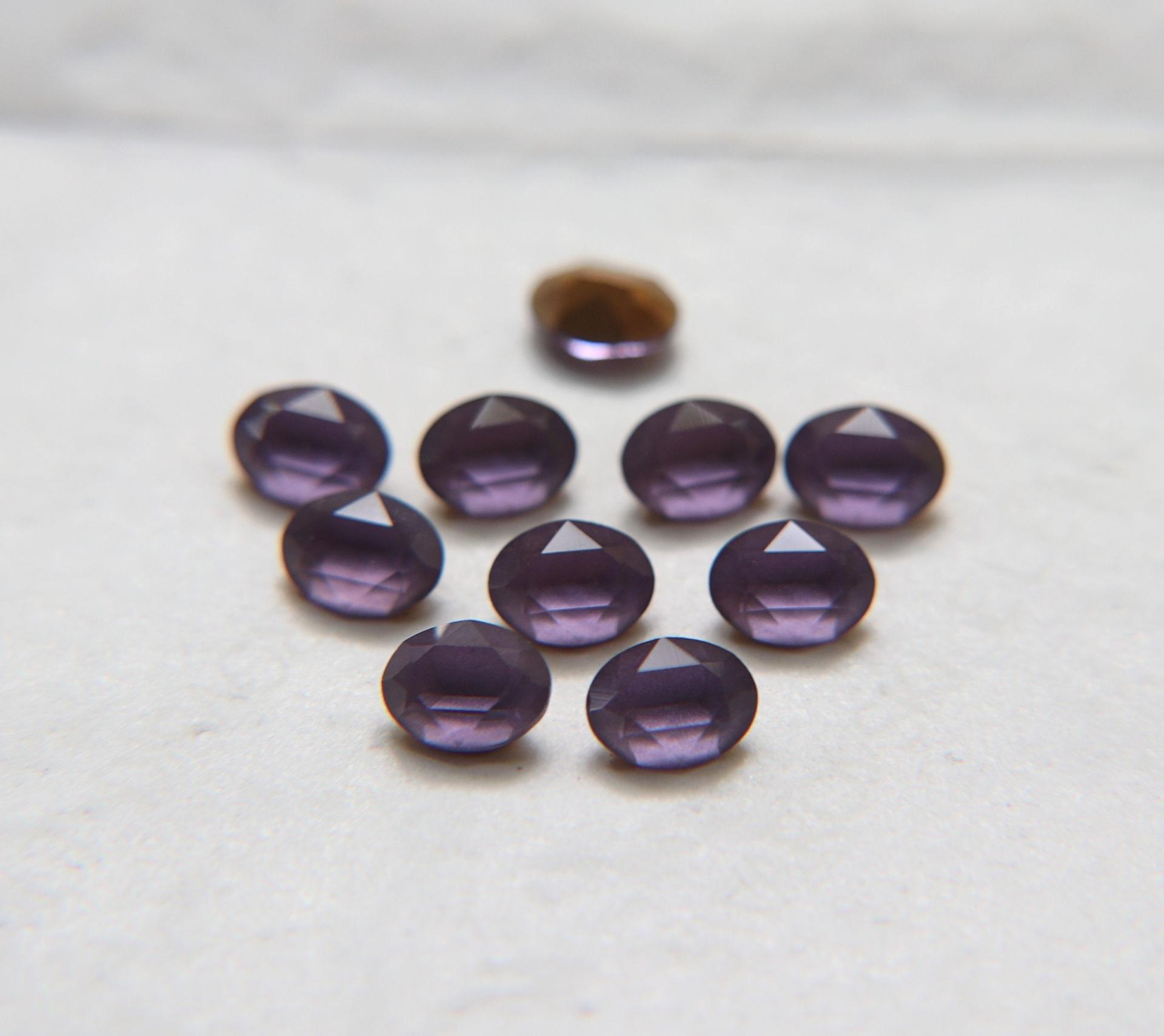 Vintage Swarovski 8x6 mm Oval Shape 4128/4100 Premier Crystal Rhinestones 6/12/36/72/144 Pieces gemstones, jewlery making, color zirconium