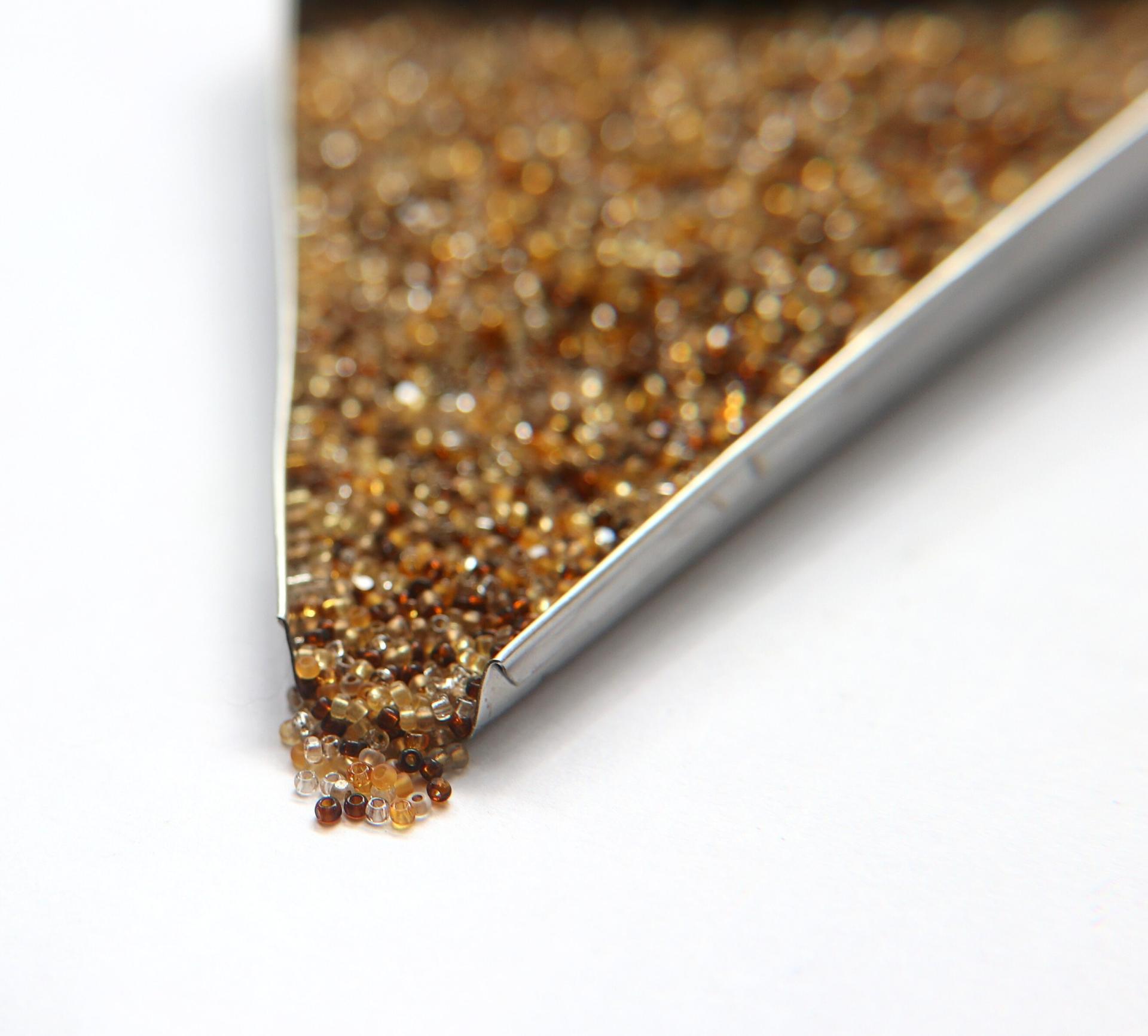 11/0 True cuts Charlotte Beads Cider Mix Beads 10/20/50/250/500 Grams PREMIUM SEED BEADS, Native Supply, beads soup
