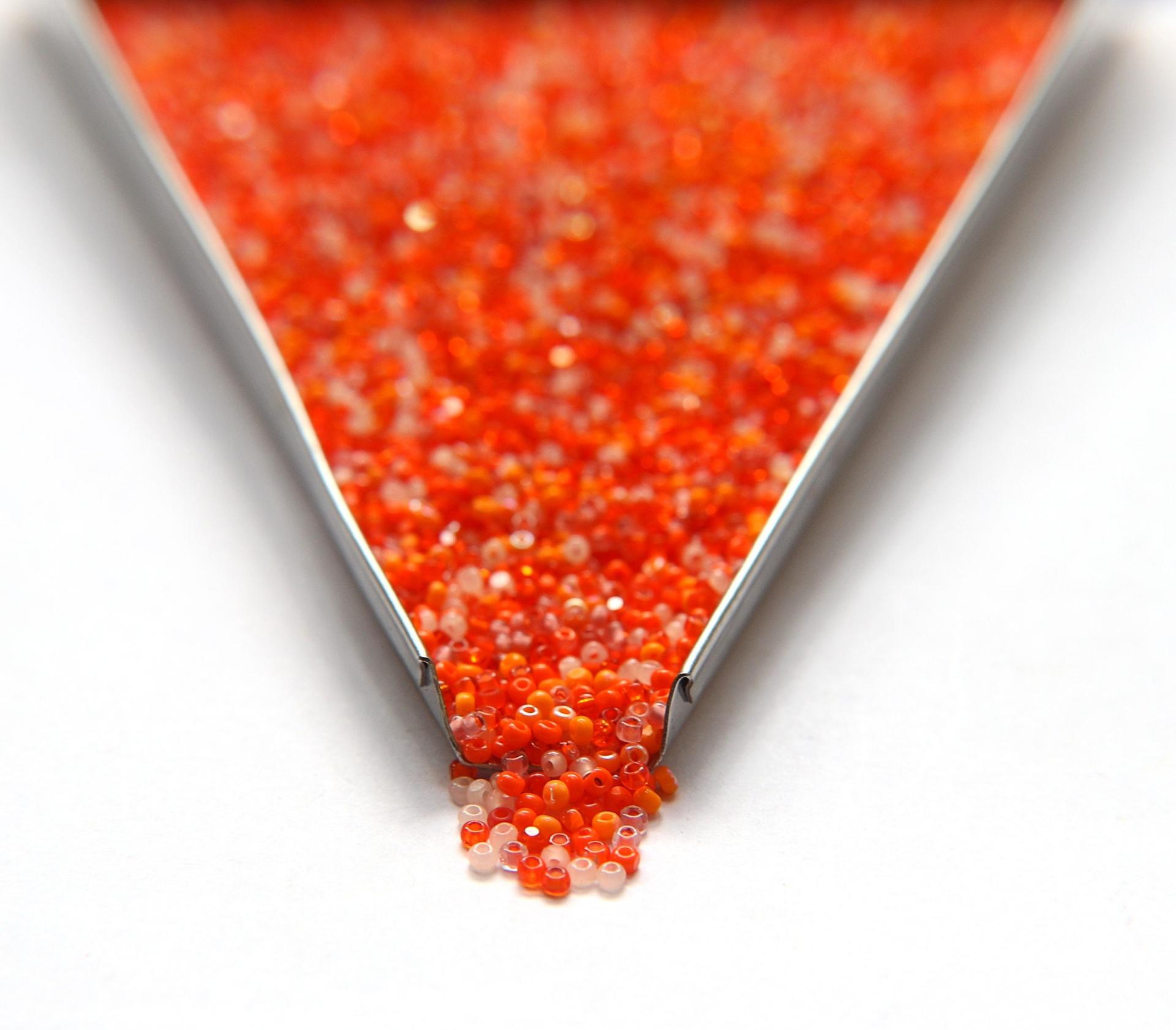 11/0 True cuts Charlotte Beads Pink Grape fruit Mix Beads 10/20/50/250/500 Grams PREMIUM SEED BEADS, Native Supply, beads soup