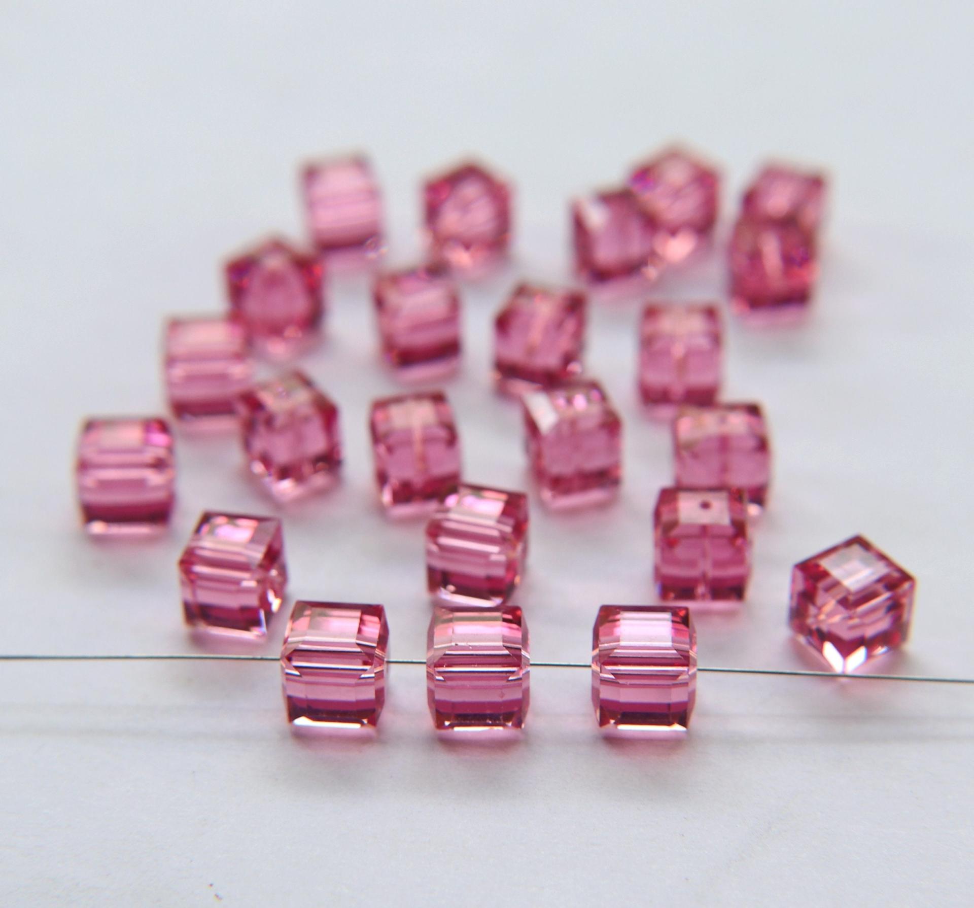 Swarovski 5601 Cube Bead 8mm (34 Colours) 2/6/12/36 Pieces wedding decorations, jewelry supplies, craft supply