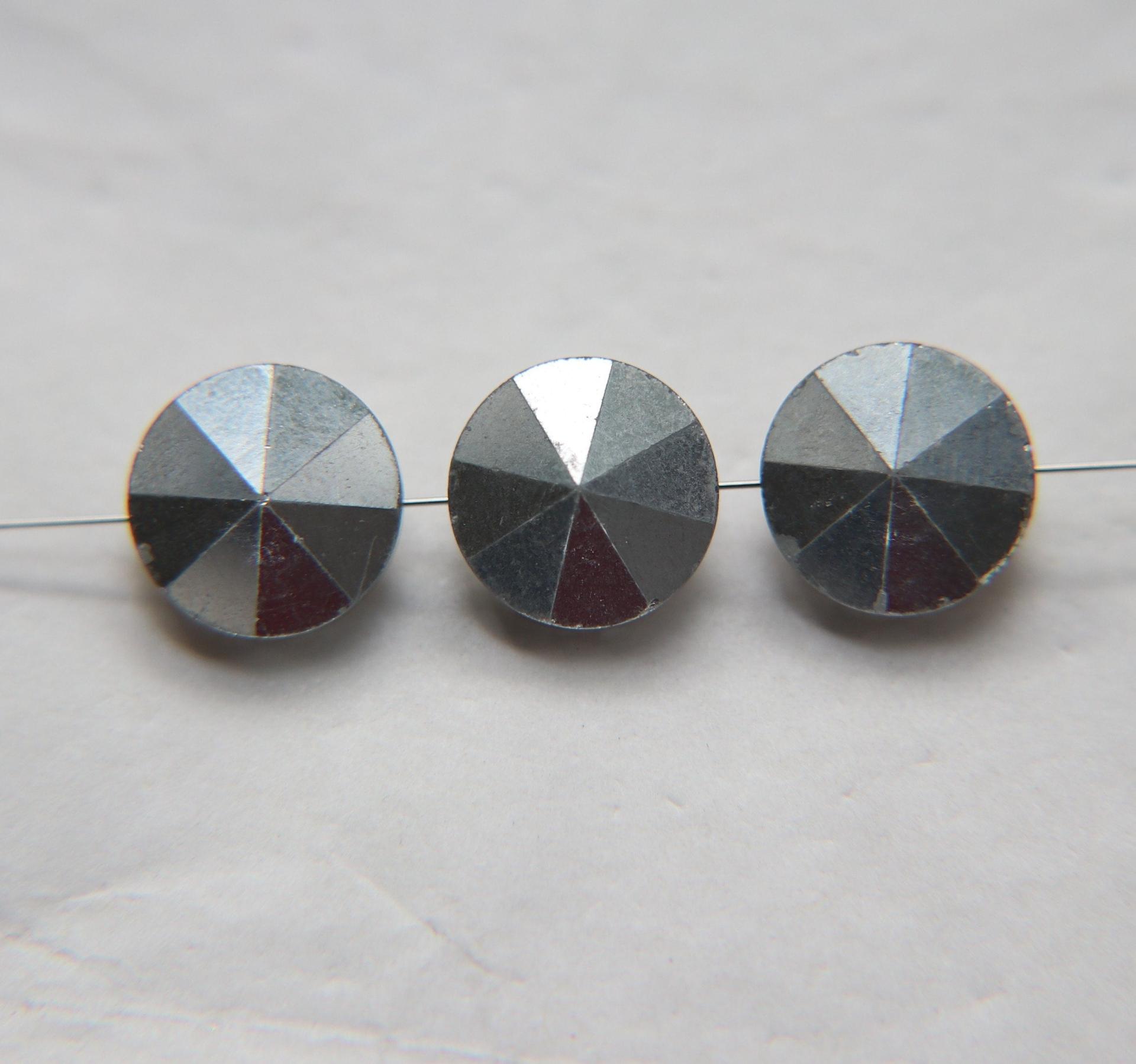12mm SWAROVSKI 5102 Rivoli Crystal Beads in Crystal Comet Aegent 2/4/24 Pieces PREMIUM Materials