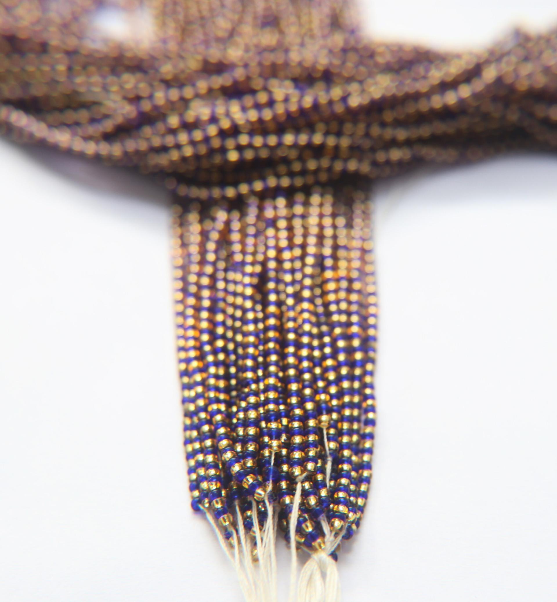 11/0 Czech Seed Bead Hanks Color Transparent Goldline (5 Colors) 45" Full hanks Preciosa Ornella loose beads, mix beads