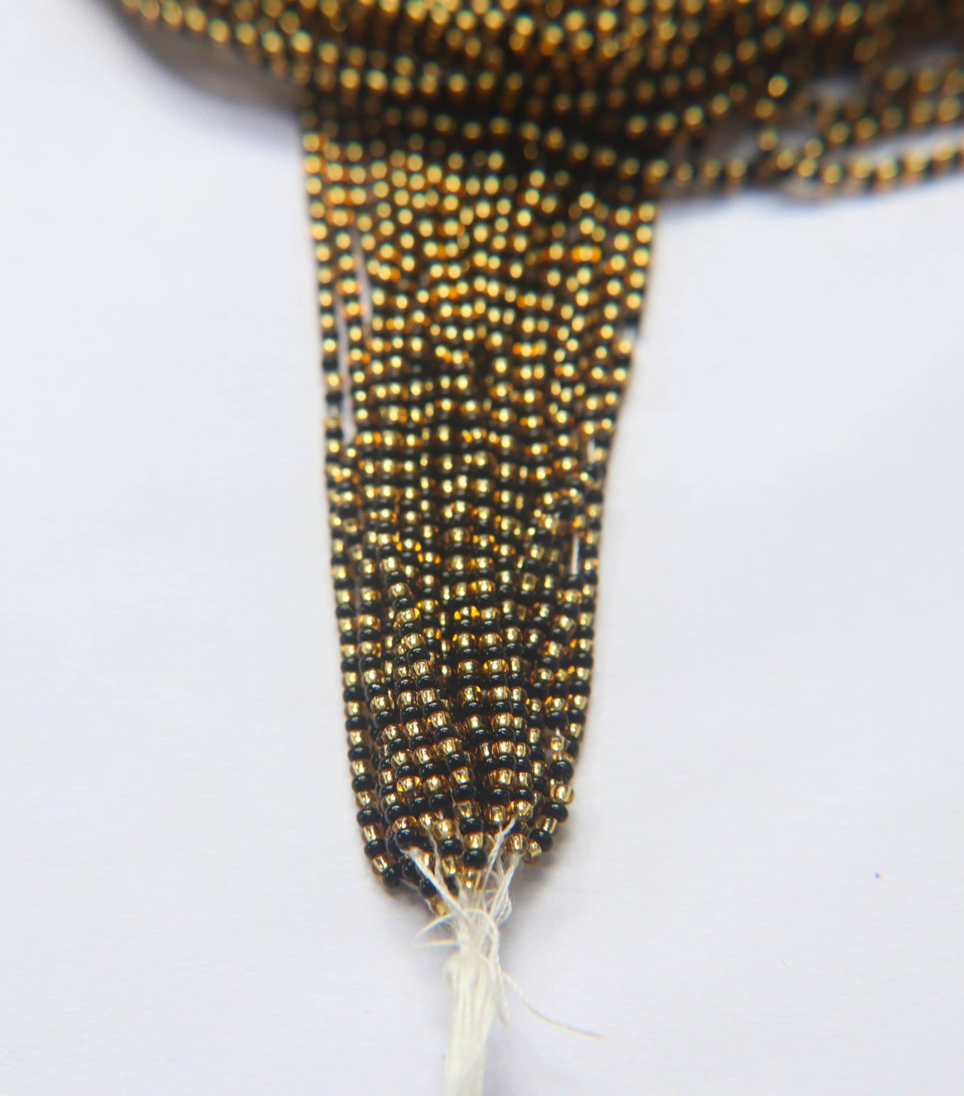 11/0 Czech Seed Bead Hanks Color Transparent Goldline (5 Colors) 45" Full hanks Preciosa Ornella loose beads, mix beads