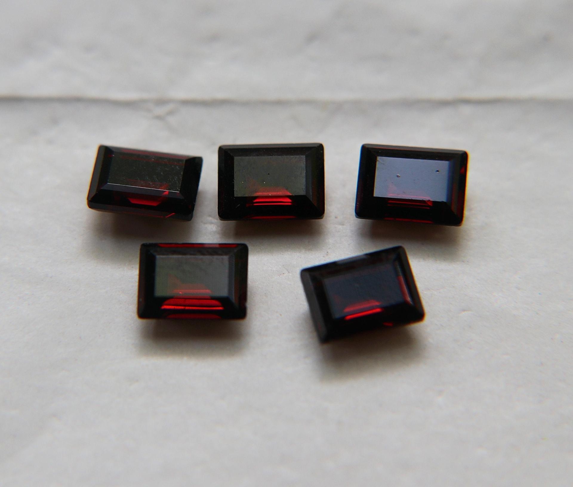 Vintage Swarovski 8x6 mm Burgundy 4527 Step cut crystal clay article Premier Crystal Rhinestones 6/12/36/72/144 Pieces gemstones