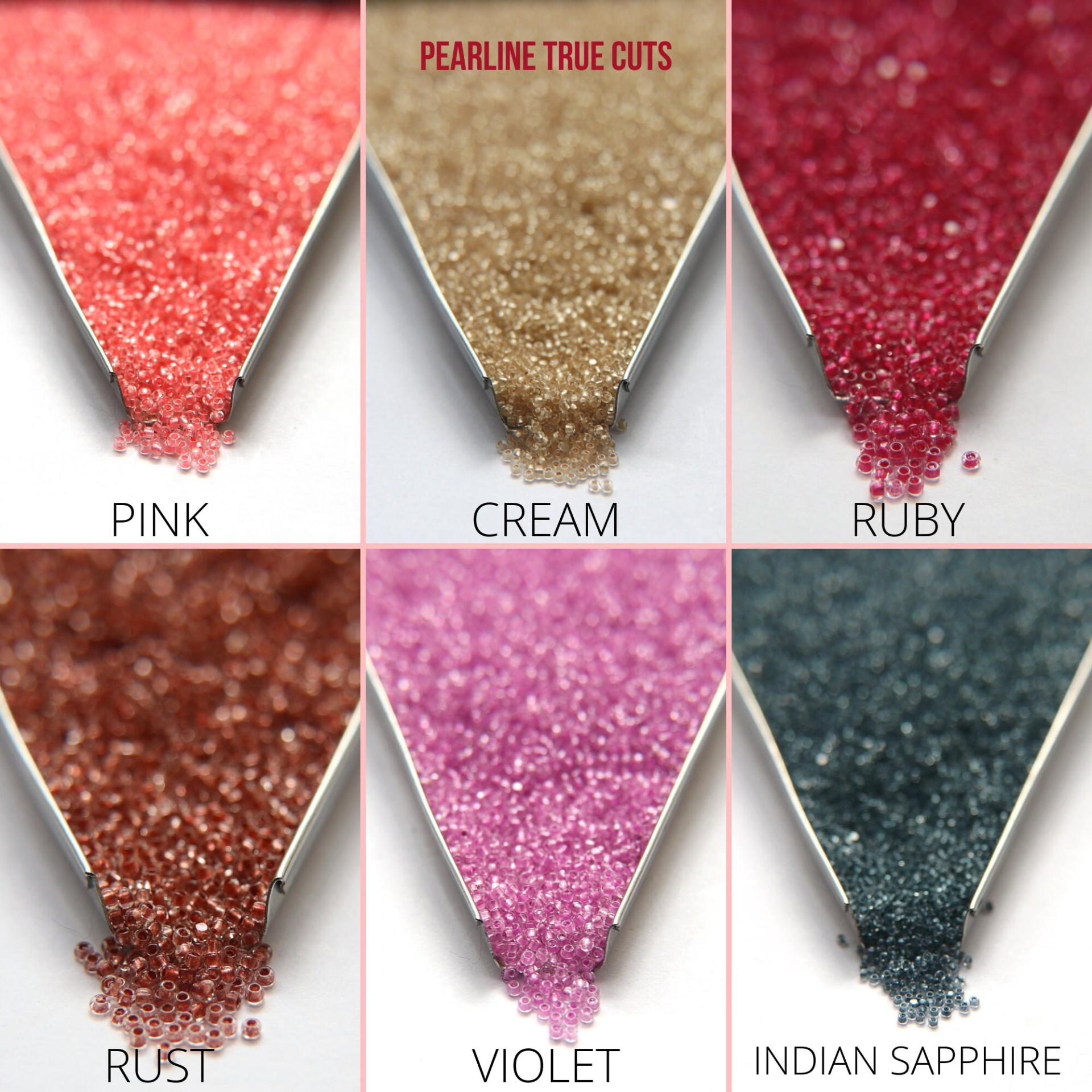 11/0 Charlotte Cut Beads in Pearl Linings (13 Colors) 10/20/50/250/500 Grams PREMIUM SEED BEADS, bead store
