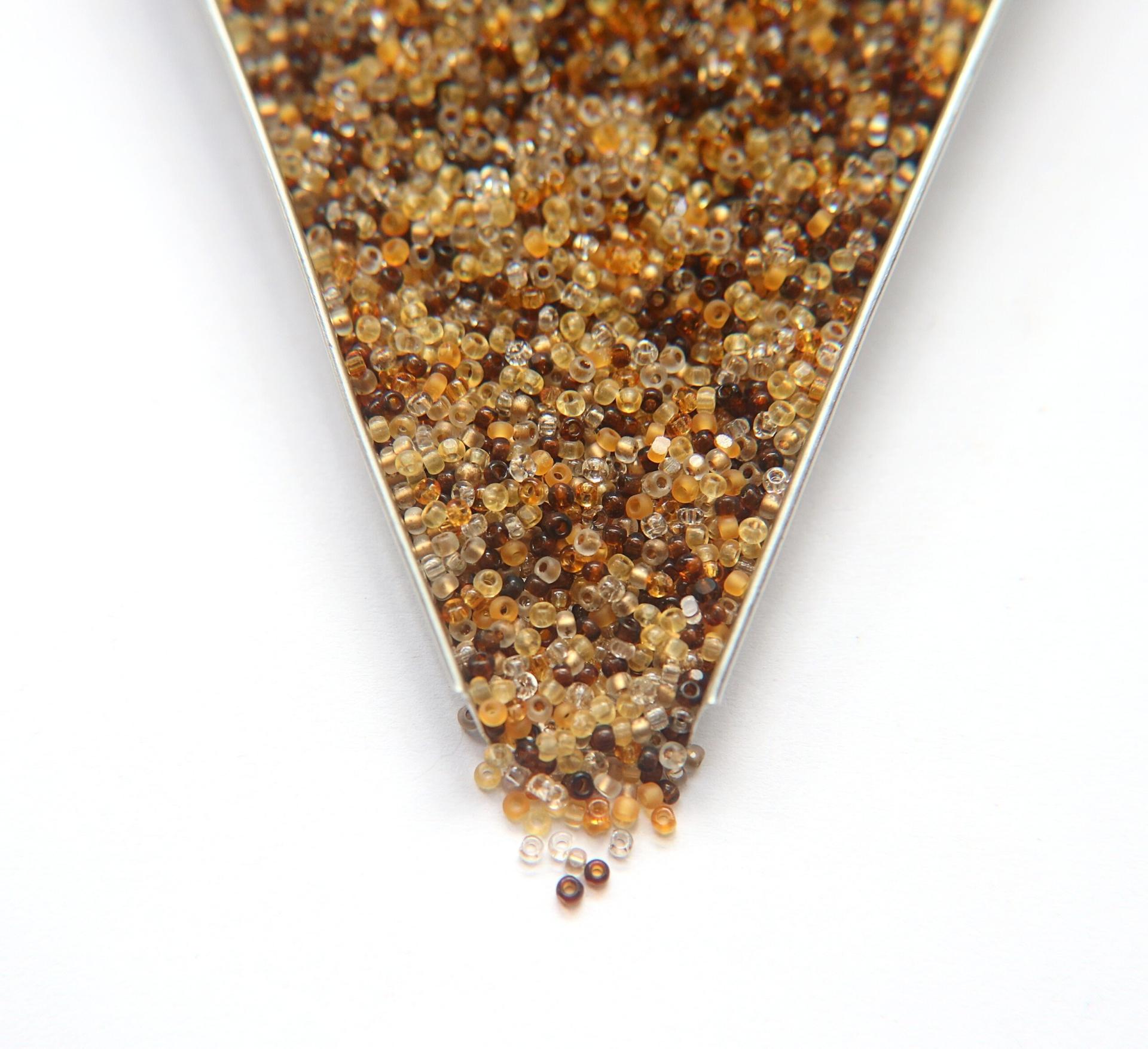 11/0 True cuts Charlotte Beads Cider Mix Beads 10/20/50/250/500 Grams PREMIUM SEED BEADS, Native Supply, beads soup
