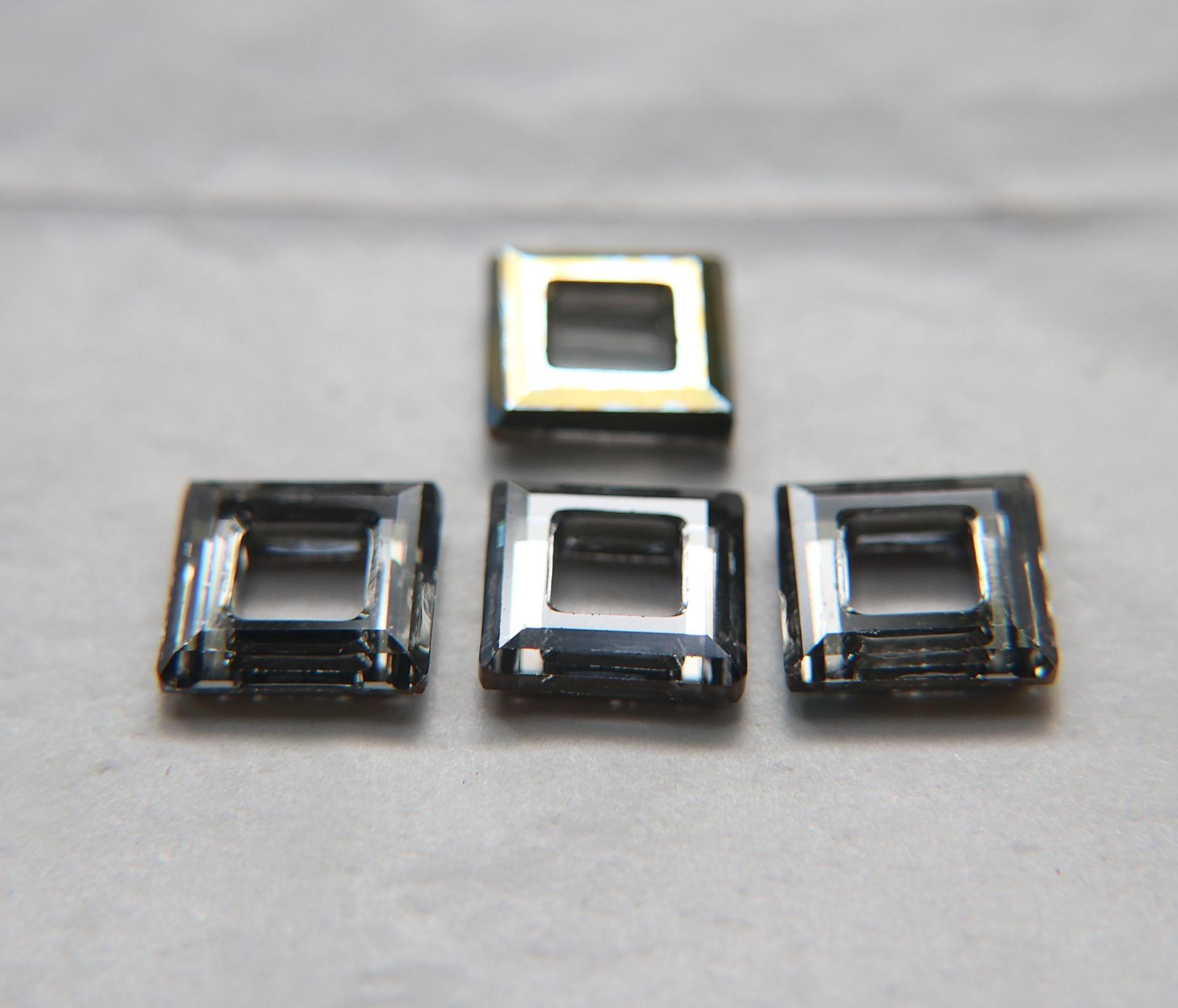 Swarovski Crystal Dorado 4439 Square 20 mm 1/2/4/8 Pieces fancy stones, jewelry making, craft supply