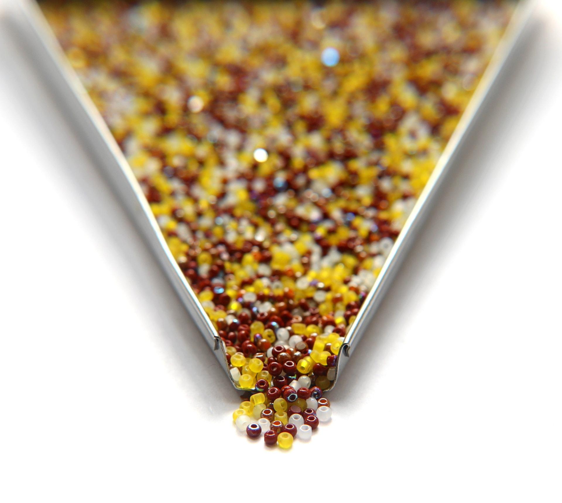 11/0 True cuts Charlotte Beads Begonia Mix Beads 10/20/50/250/500 Grams PREMIUM SEED BEADS, Native Supply, beads soup