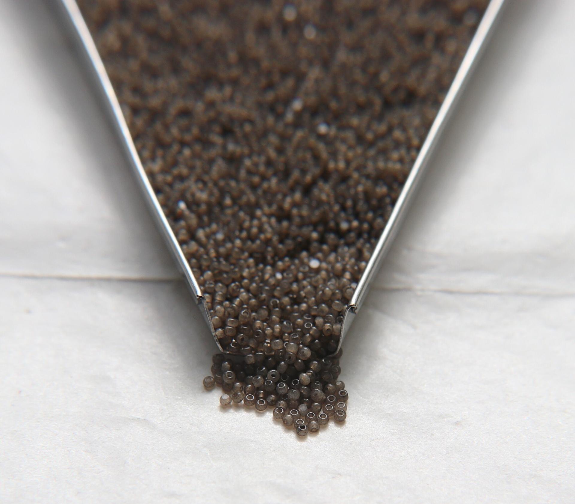11/0 Charlotte True Cut Beads Dark Greige Opal 10/20/50/250/500 Grams Premium Seed beads, native supply