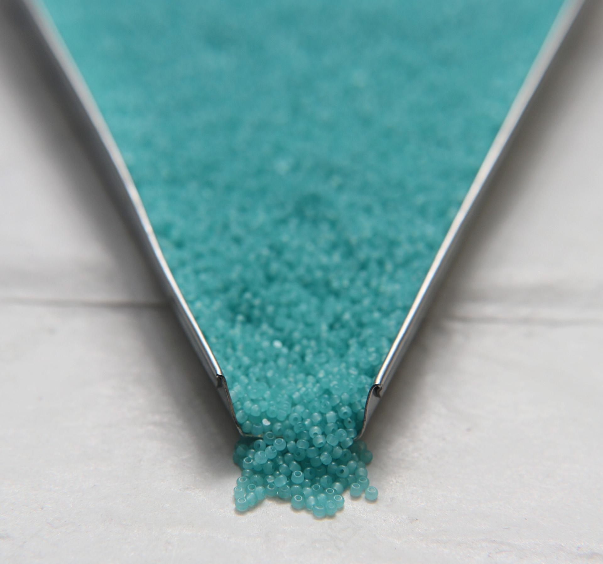 13/0 Charlotte Cut Beads Aqua Green Opal 5/10/20/50/250/500 Grams PREMIUM SEED BEADS, Native Supply