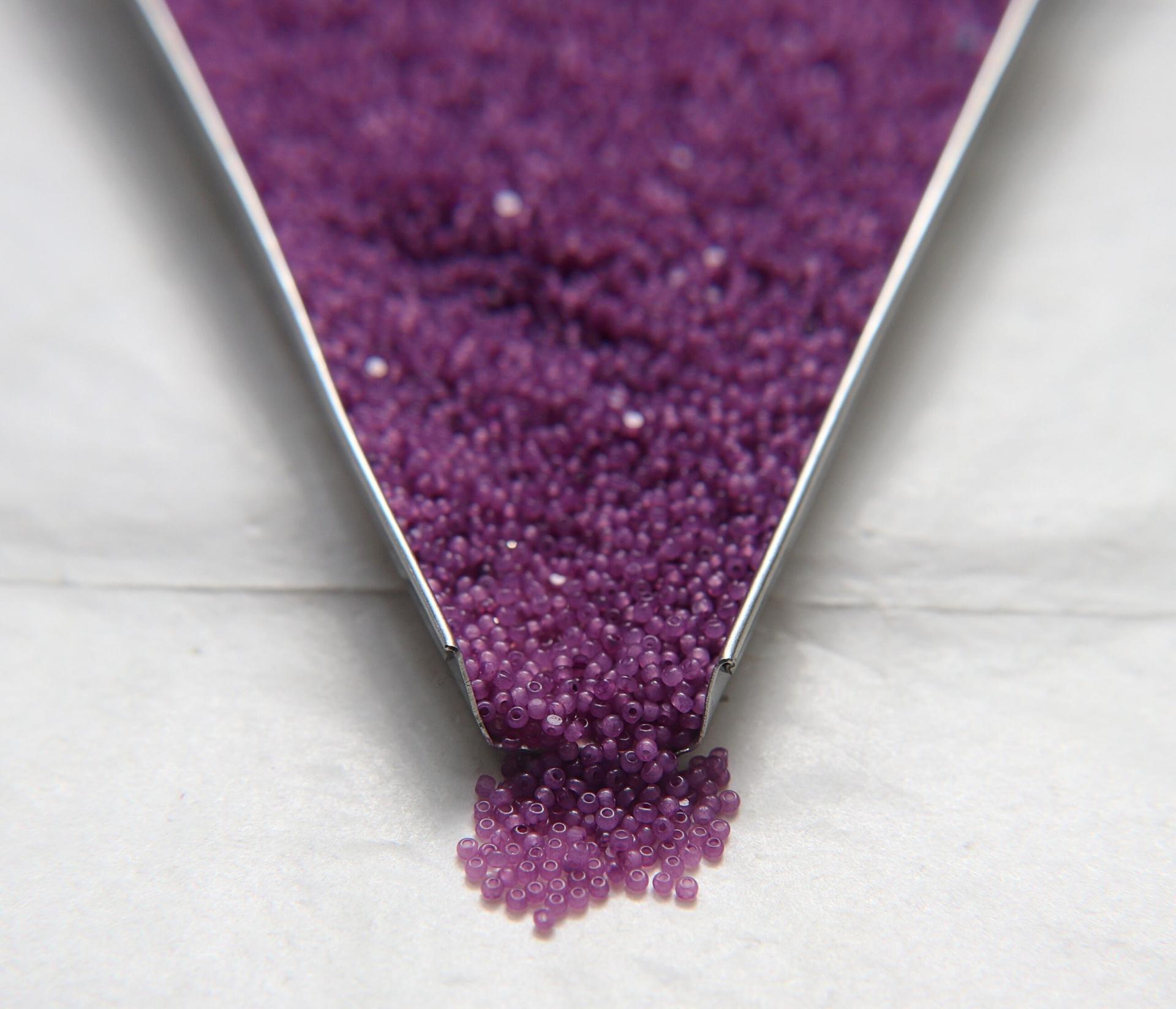13/0 Charlotte Cut Beads Cyclamen Opal 5/10/20/50/250/500 Grams PREMIUM SEED BEADS, Native Supply