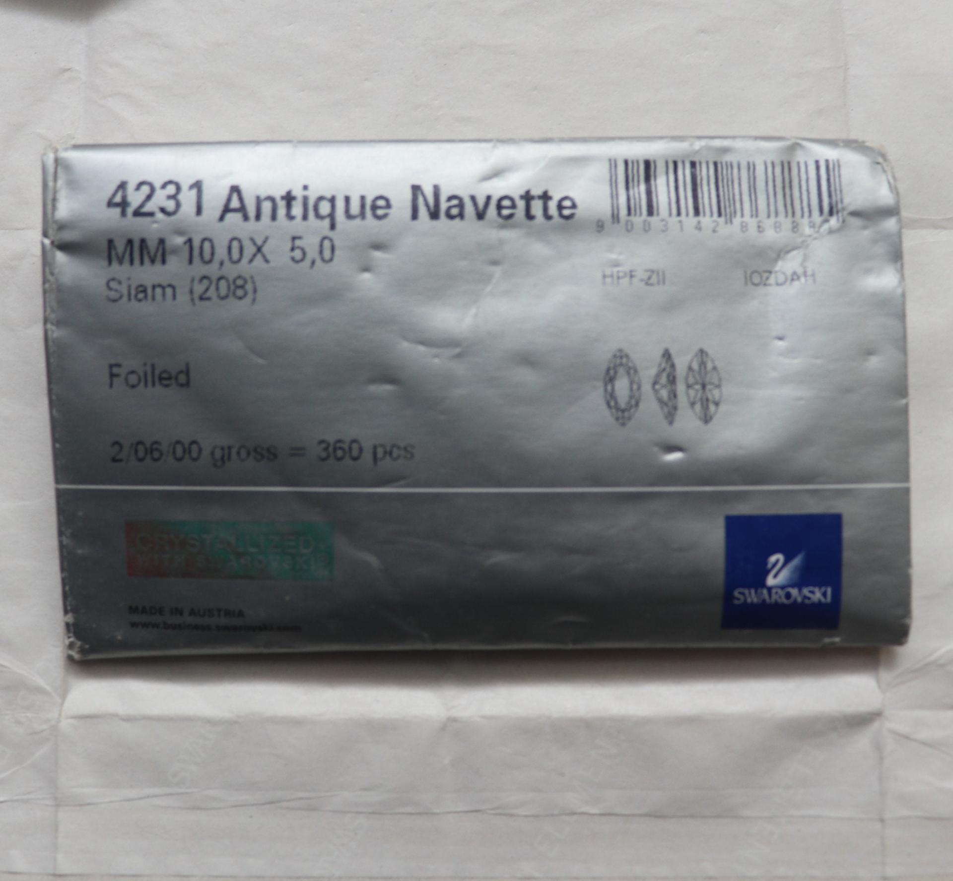 10X5 mm Vintage Swarovski fancy Navette in Siam 36/72/144 Pieces Jewery making stones gemstones, fancy opal stones